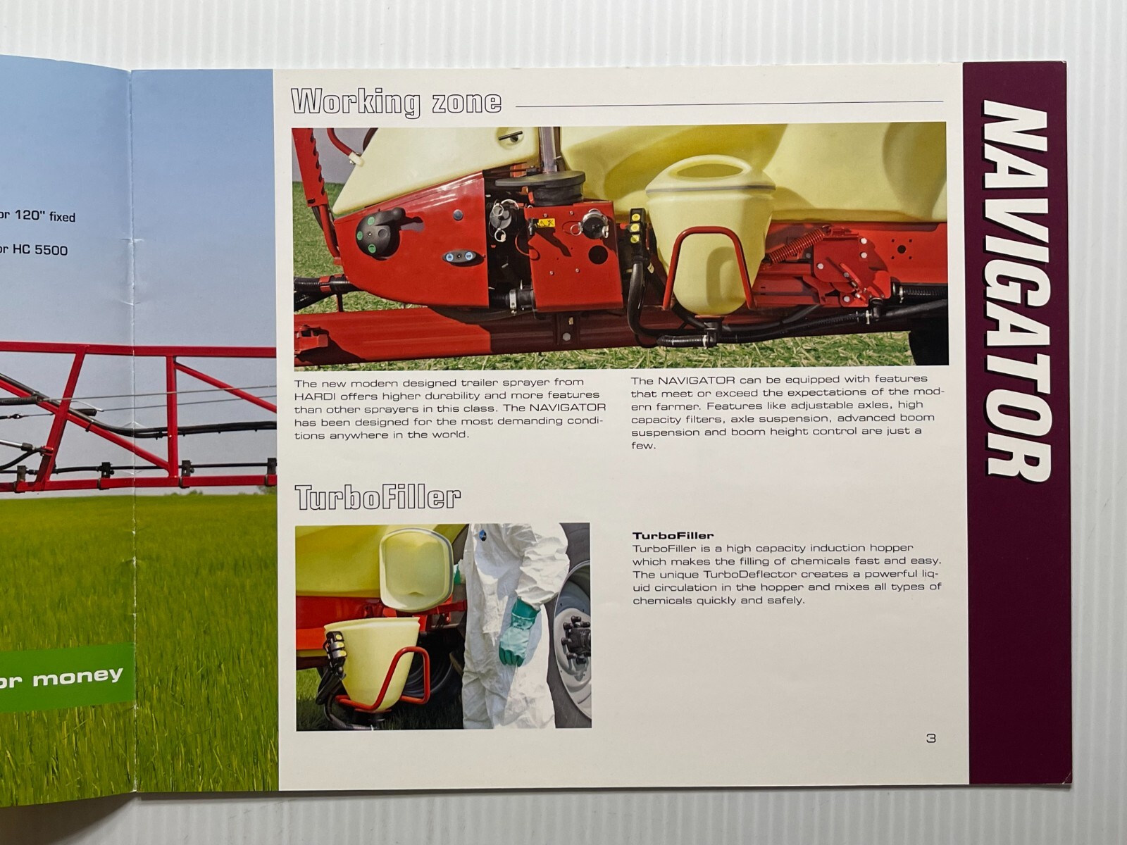 Hardi Navigator Sprayers Sales Brochure *Original 2010s* (10 Pages)