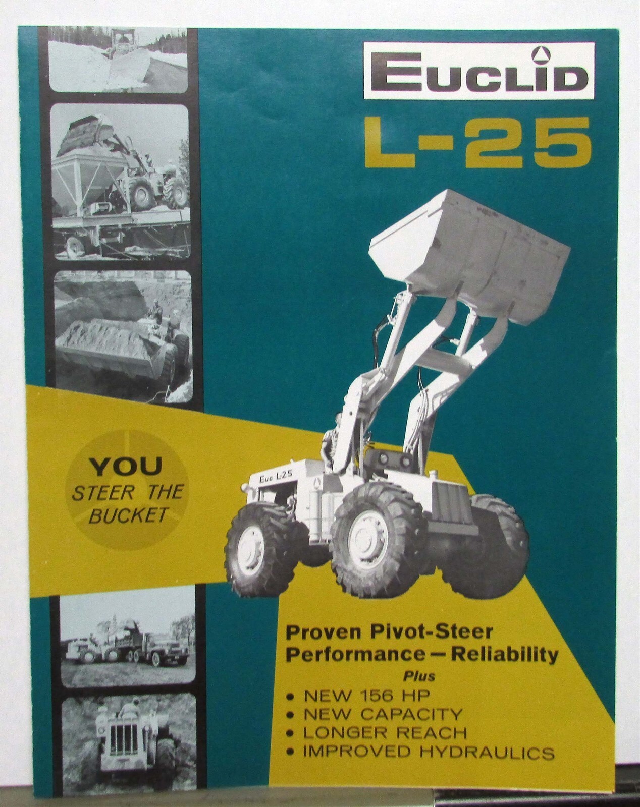1965 Euclid L 25 Off Road Truck Specifications Construction Sales Brochure