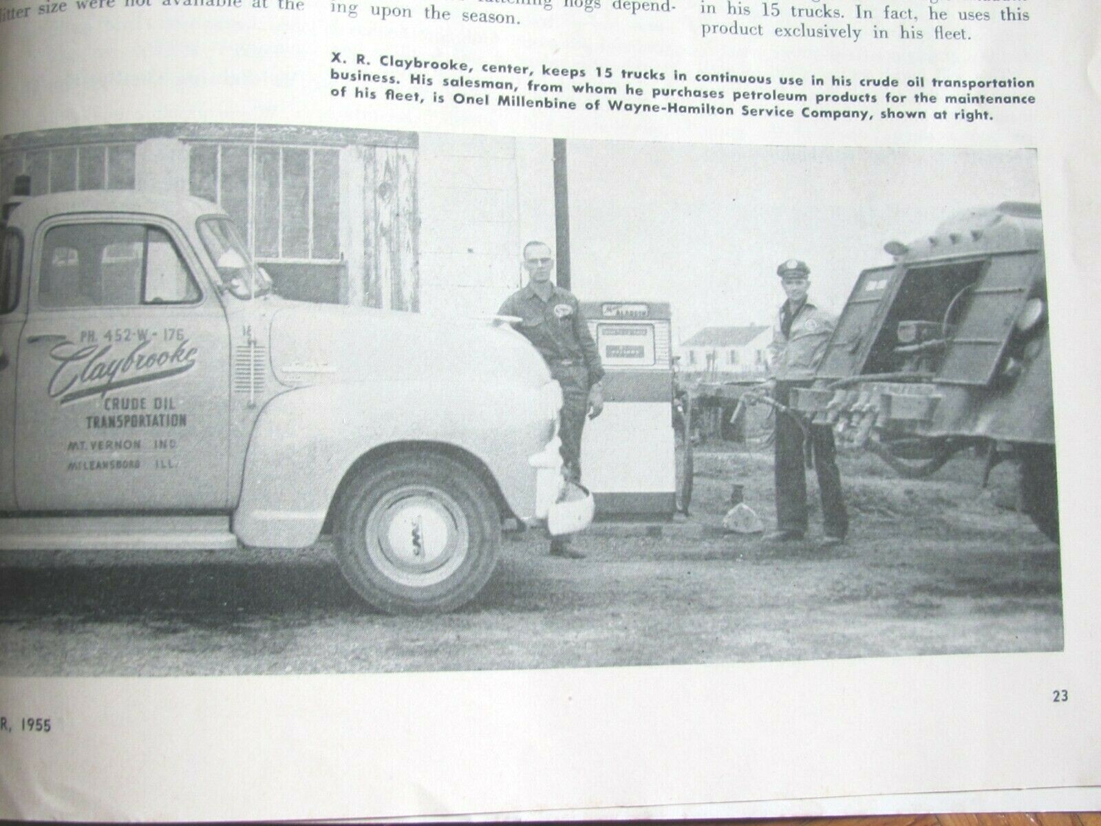 1955 MAGAZINE MERCER SERVICE CO ALEDO ILLINOIS FARM BUREAU