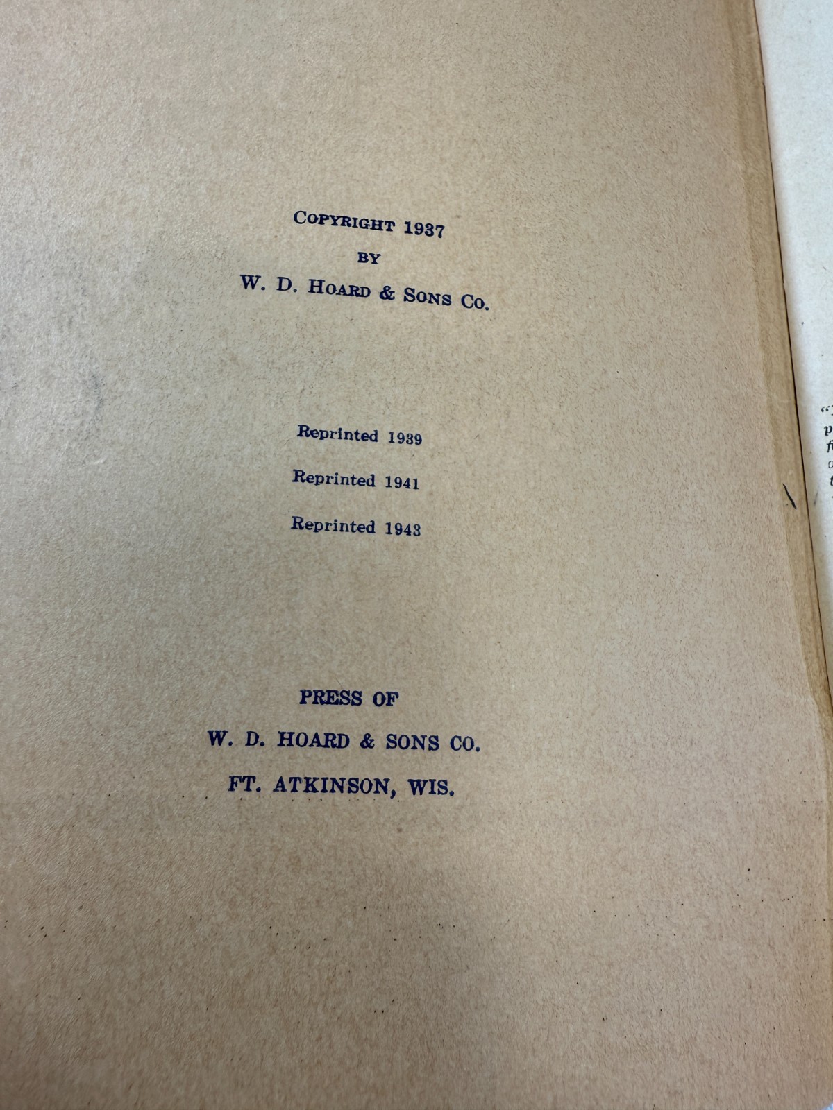 Rare 1942 THE HOARD’S DAIRYMAN FEED GUIDE Cattle Poultry Horses Swine Farming