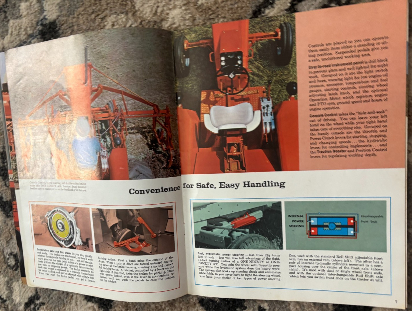 Allis Chalmers 190 190XT Tractor For 1966 Brochure DCPA26
