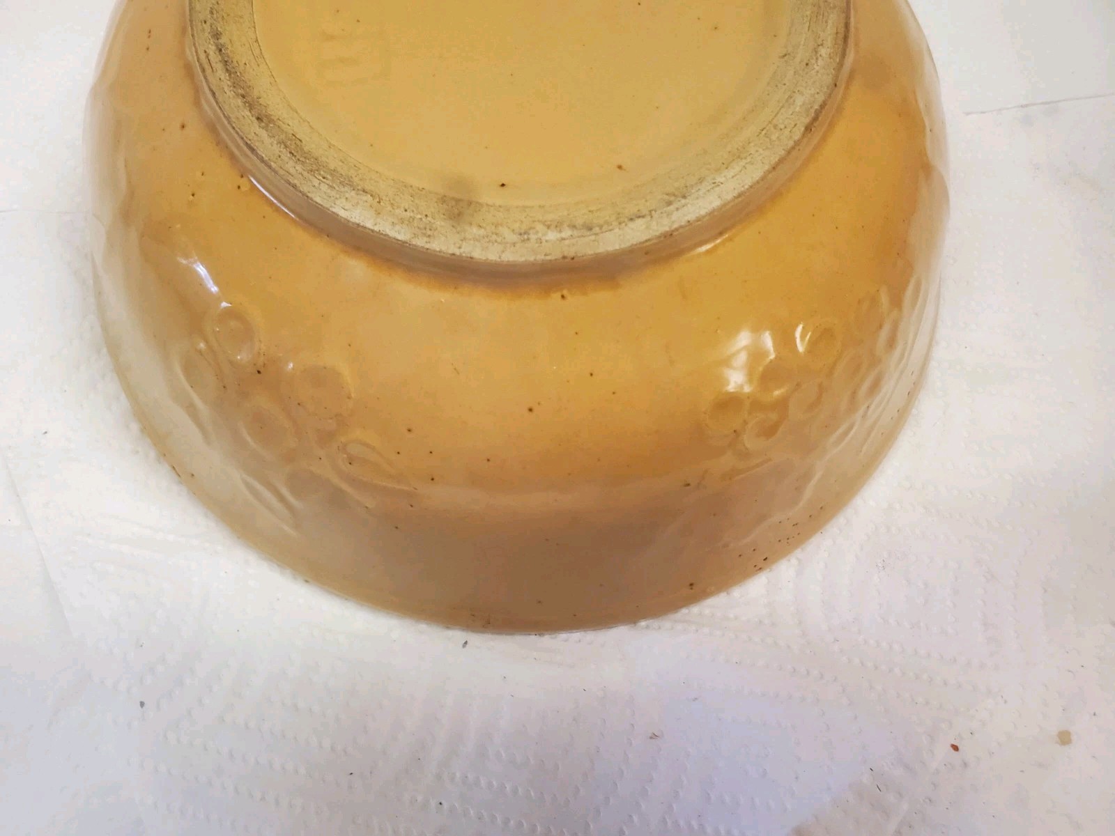 9″ Stoneware Bowl Co-op Grain And Product Company Ringstead Halfa Iowa Cracked