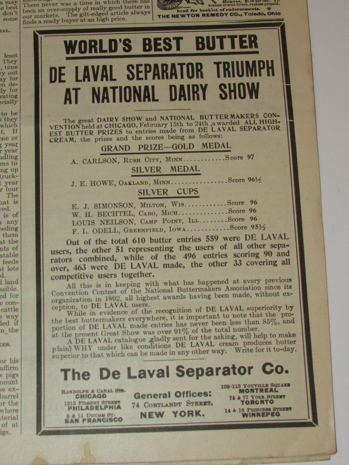 5 VTG 1906-07 ‘AGRICULTURAL EPITOMIST’ MAGAZINES! ONLY PAPER PRINTED ON A FARM!