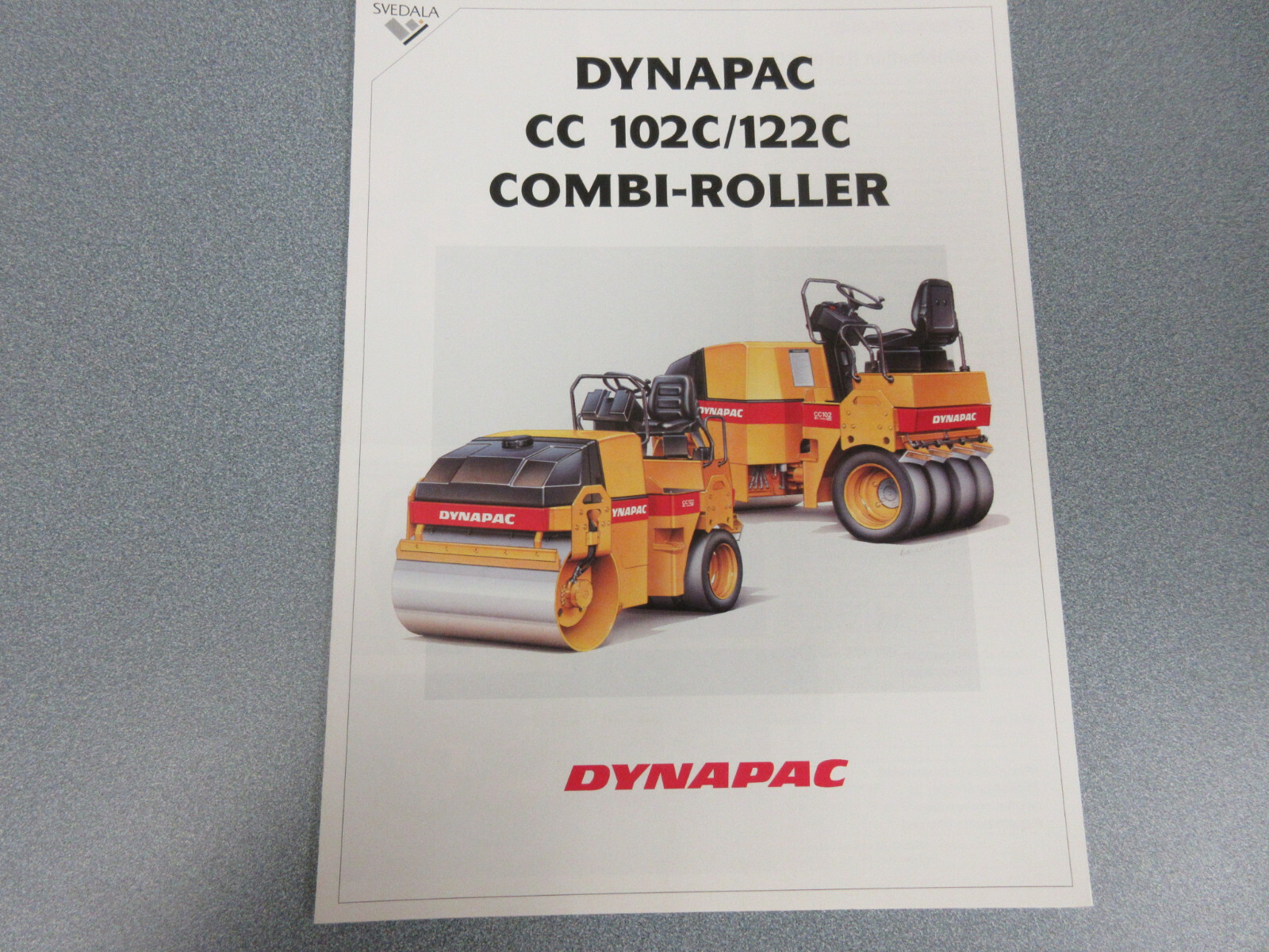 Dynapac CC 102C/122C Roller Compactor Brochure 4 Page