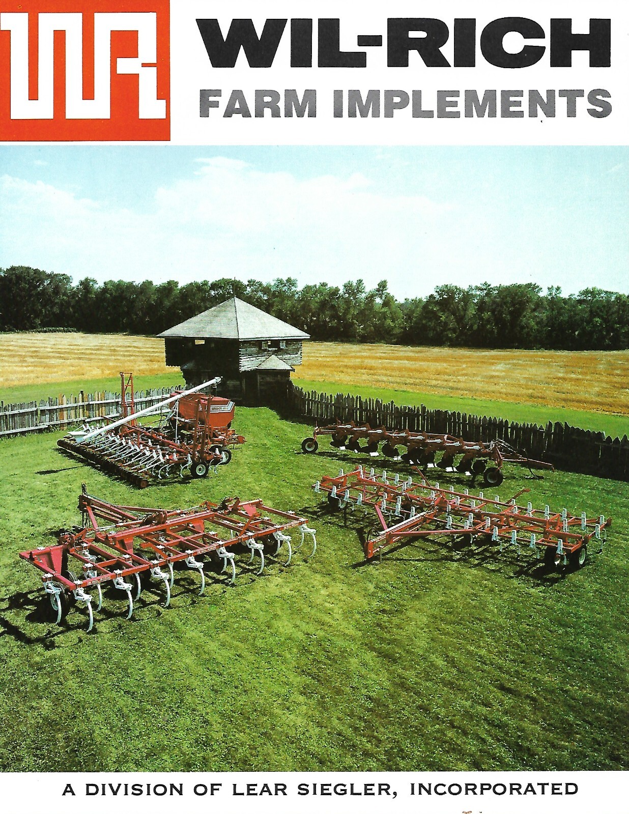 Farm Implement Brochure – Wil-Rich – Seeder Plow Cultivators – c1982 (F8546)