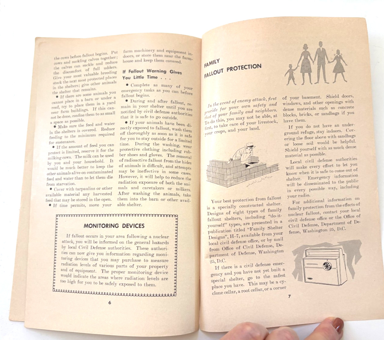 1962 U.S Dept. of Agriculture Pamphlet “Your Livestock Can Survive Fall Out” *