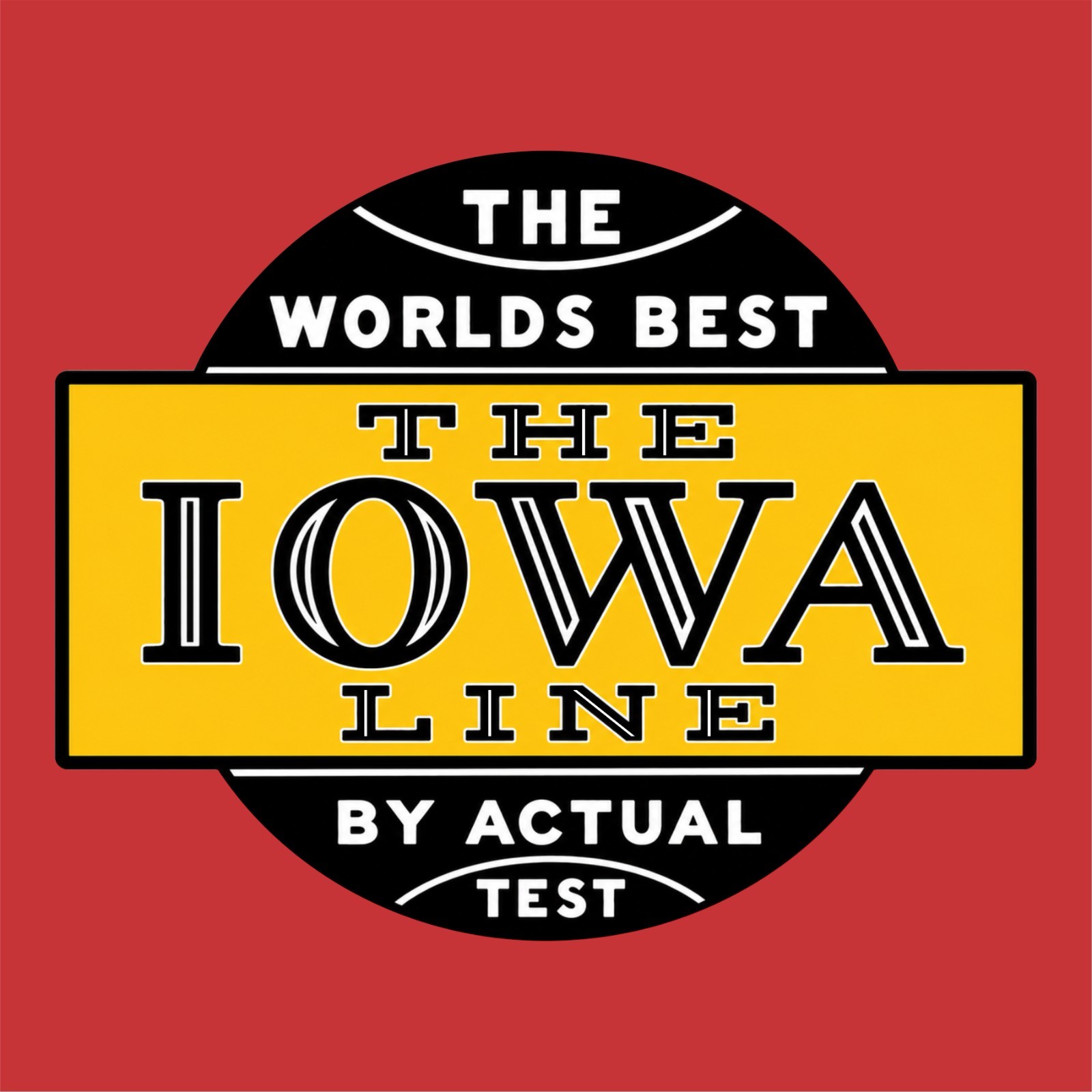 THE IOWA LINE HIT AND MISS MOTORS CUSTOM ALUMINUM SIGN JOB TWO SIGNS 20″ X 20″