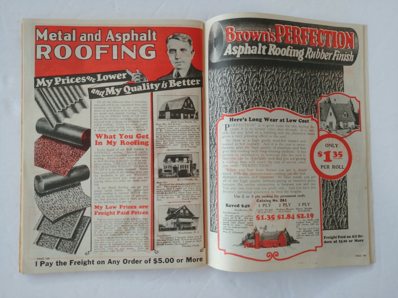 1930 Barbed Wire & Fencing Catalog Jim Brown’s plus Stoves, Furnaces, & More