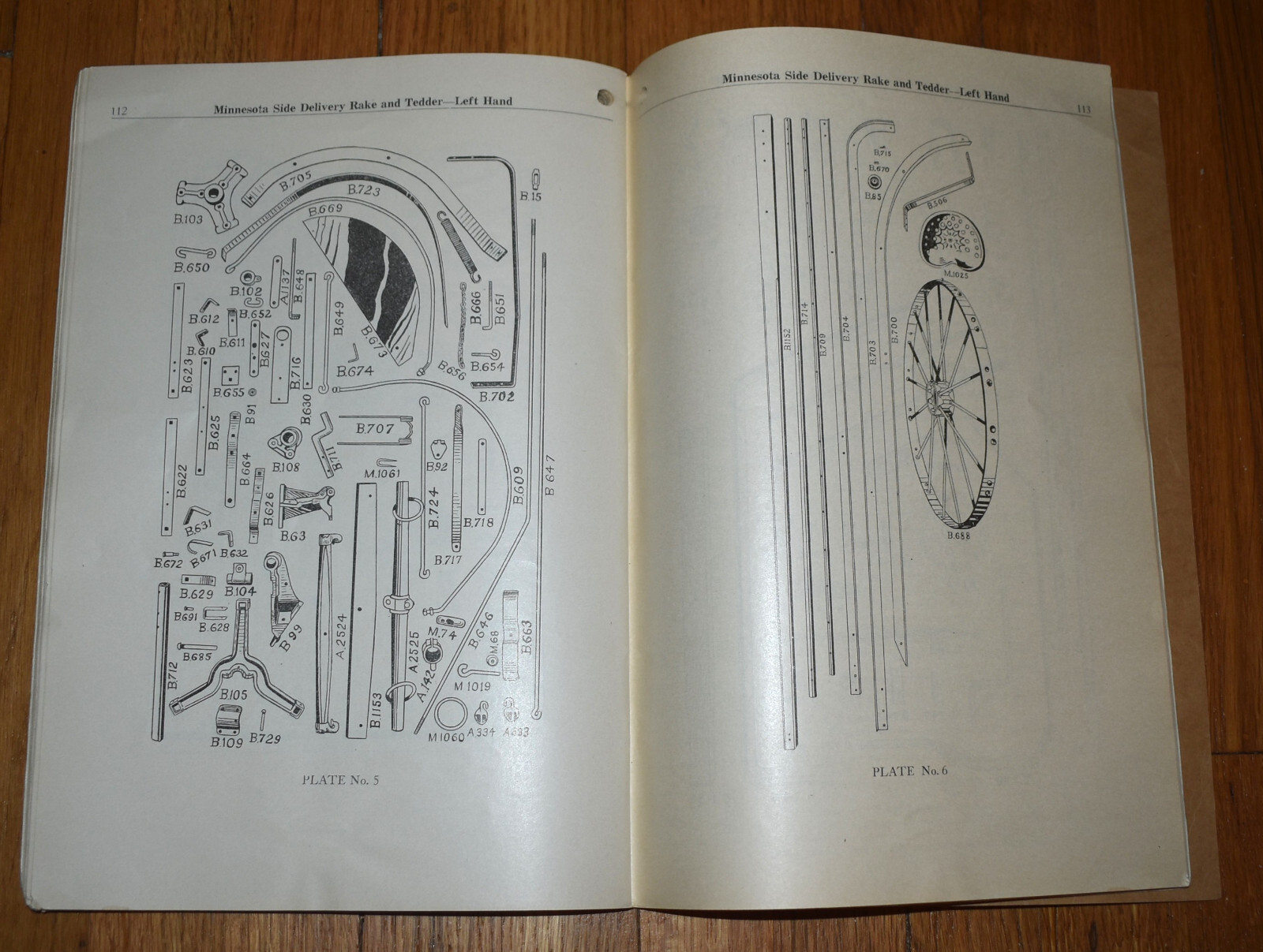 Vintage 1929 Minnesota State Prison Machines Repair Parts Catalog & Price List
