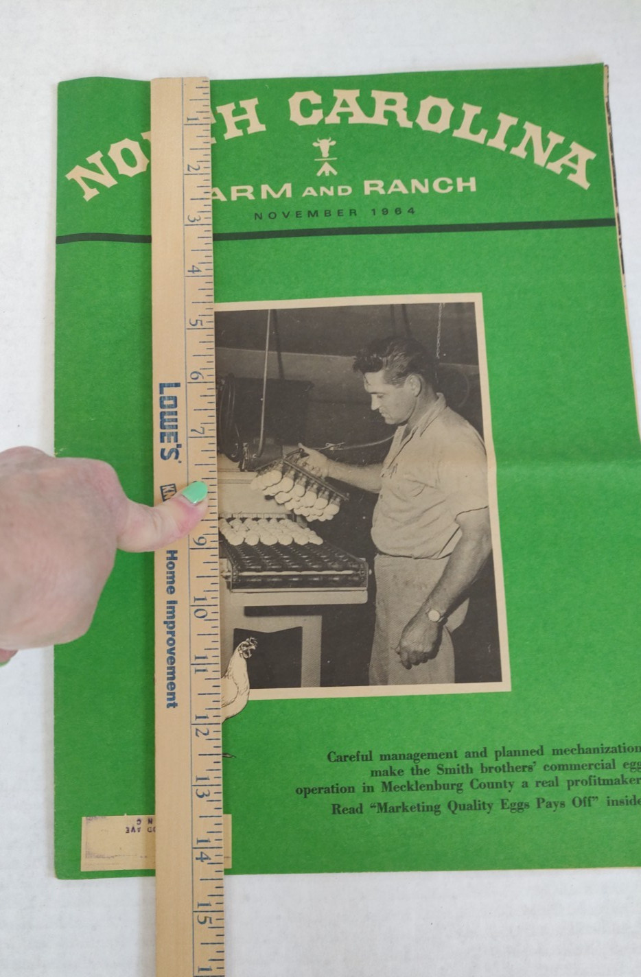 2 Vintage 1964 North Carolina Farm and Ranch Newsletters Articles Advertising