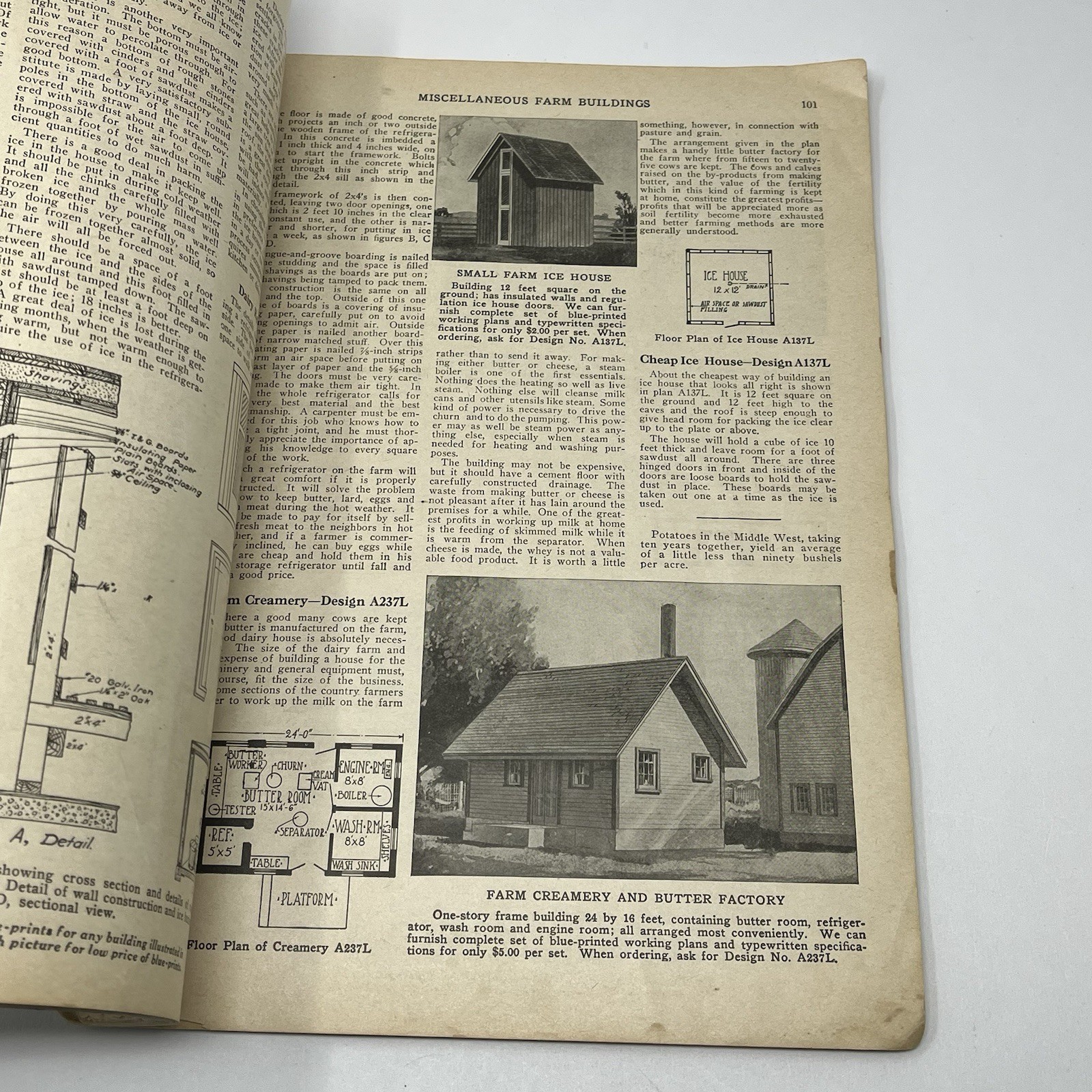 1920’s Blueprint Plans Catalog Barns Homes Farm Dairy Cattle Horse Hogs Orchard