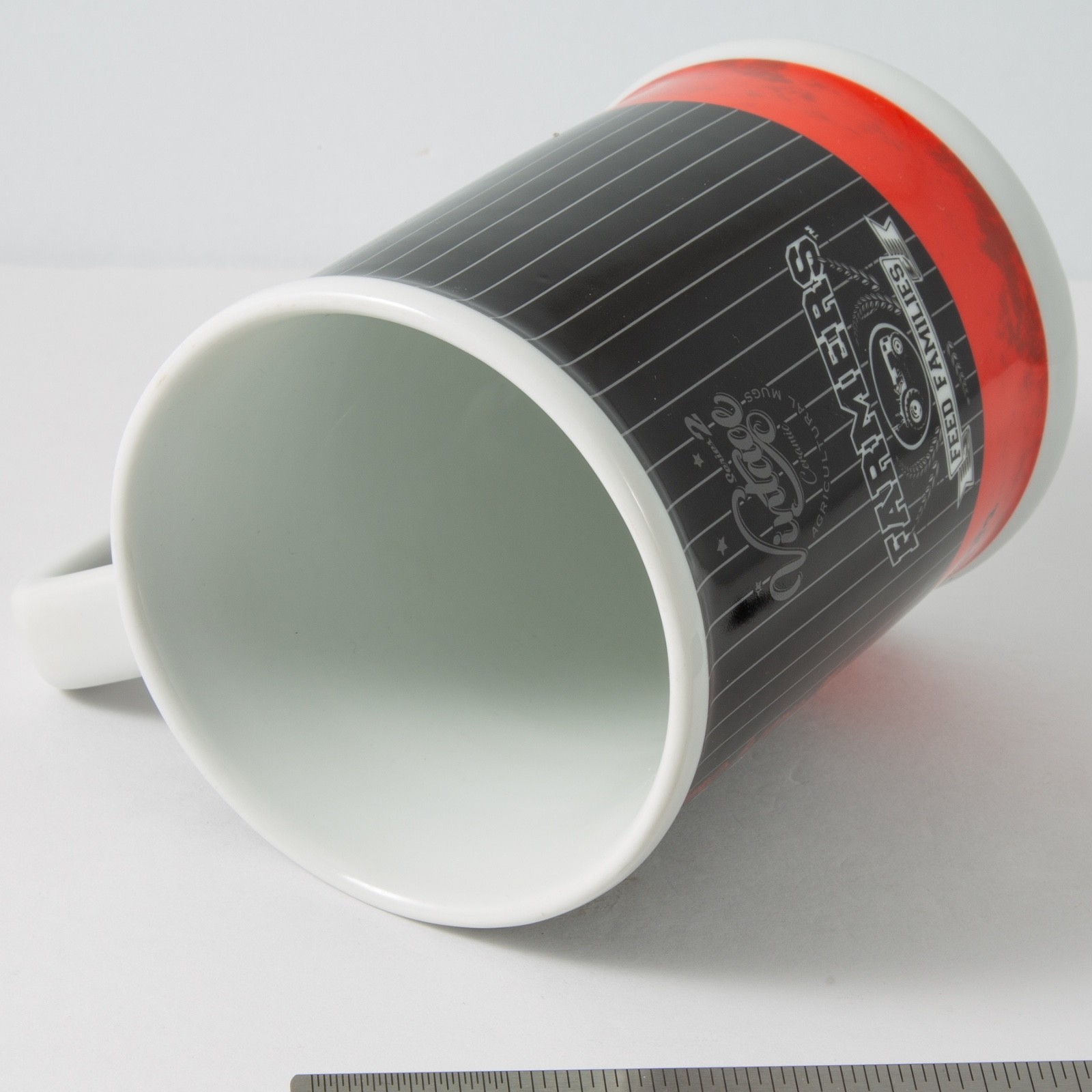 RARE Kubota “Power of Orange” Ceramic Mug Series 2 Black/Orange Choko Authentics