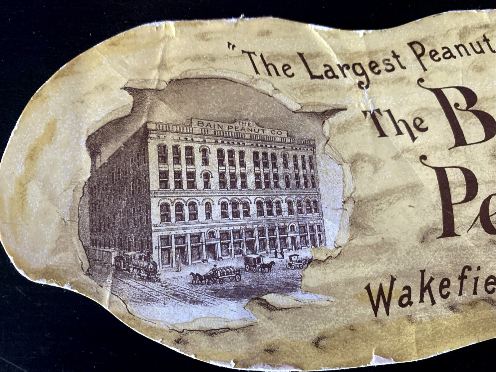 Rare 1904 The Bain Peanut Company Wakefield Virginia Advertising Brochure 8″x3″