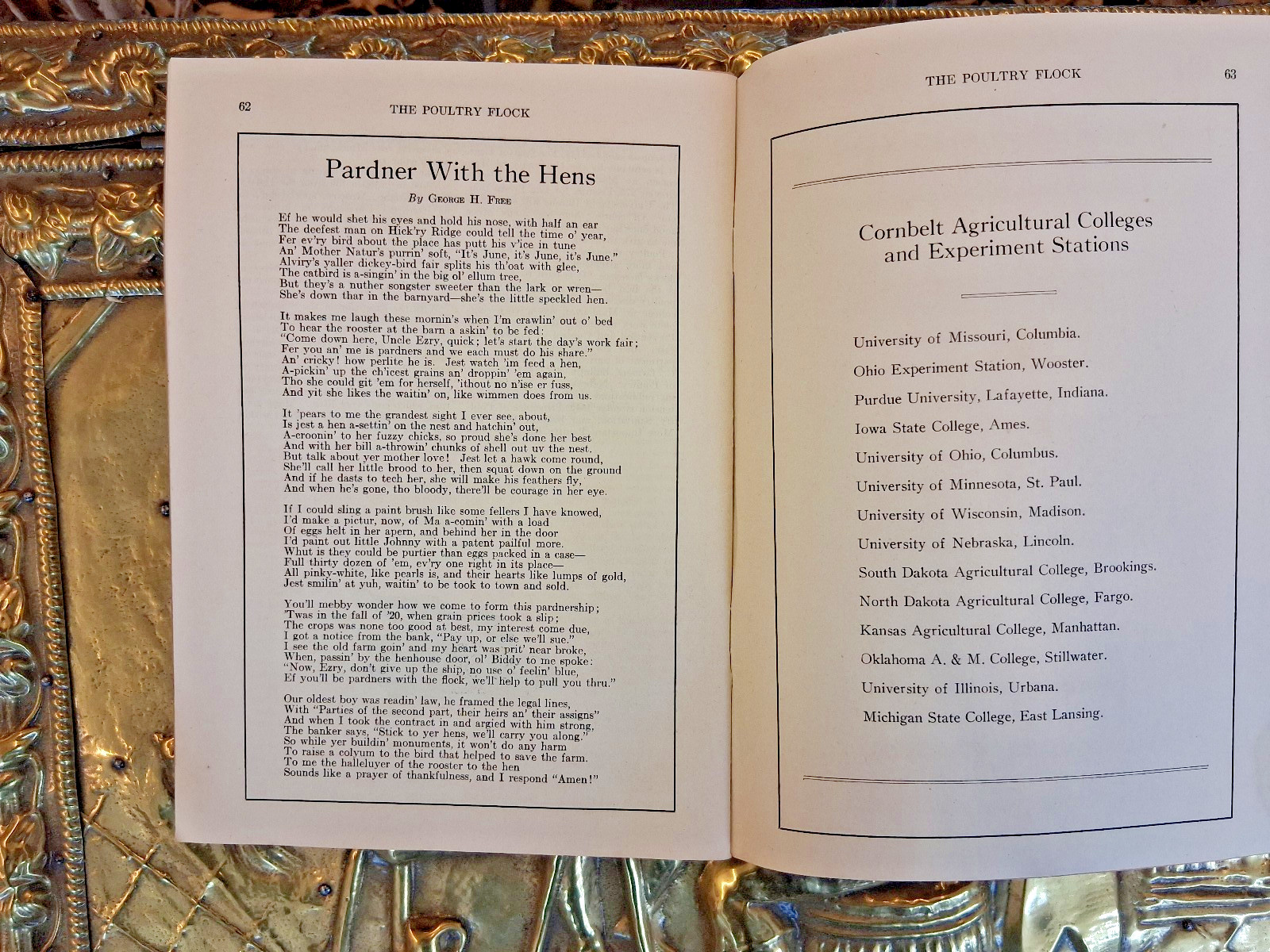 VTG 1928 The Poultry Flock Brochure with Envelope De Moines, Iowa by Kirk Fox