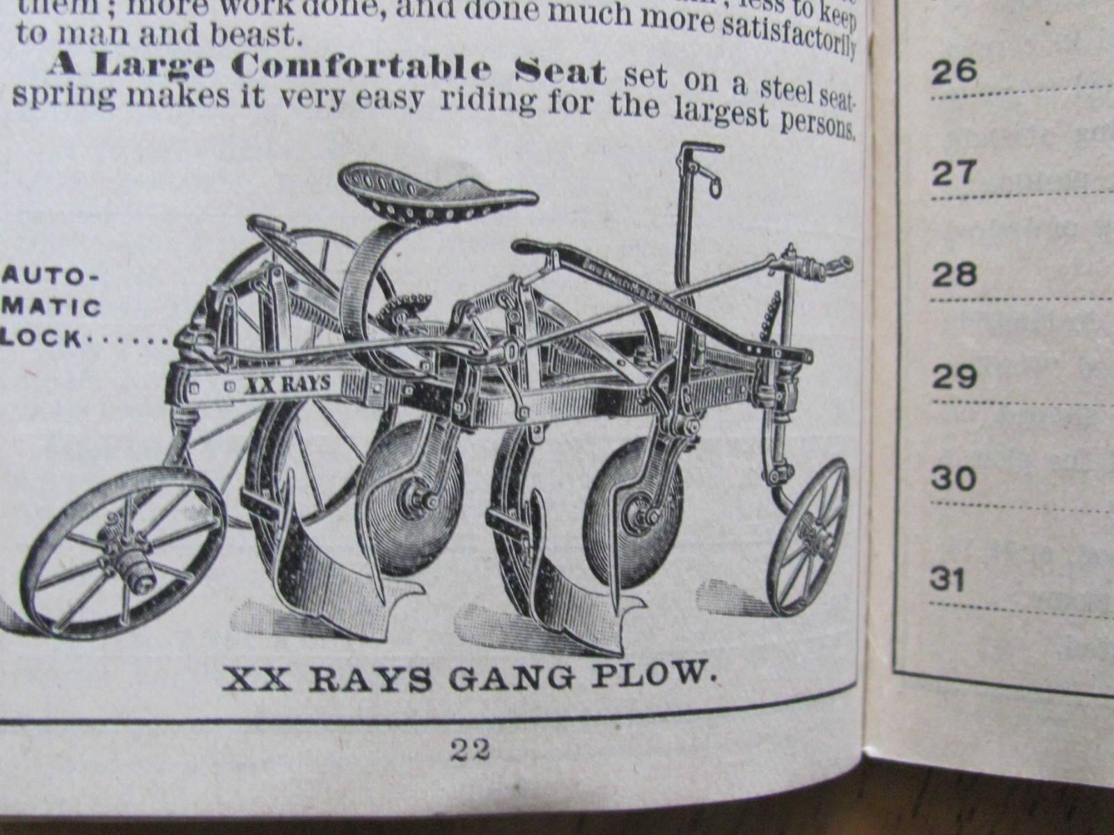 1902 POCKET BOOK BRADLEY MFG CO FARM & GARDEN PLOW CATALOG STYLE