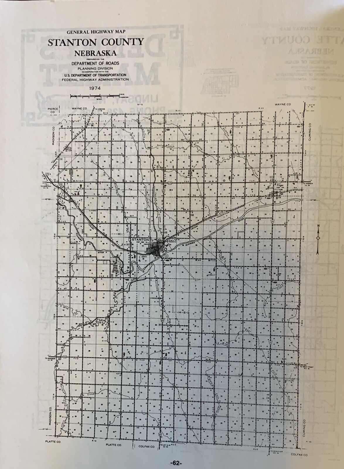 Nebraska Farm/Ranch Register 1987 Advertising Maps Directory