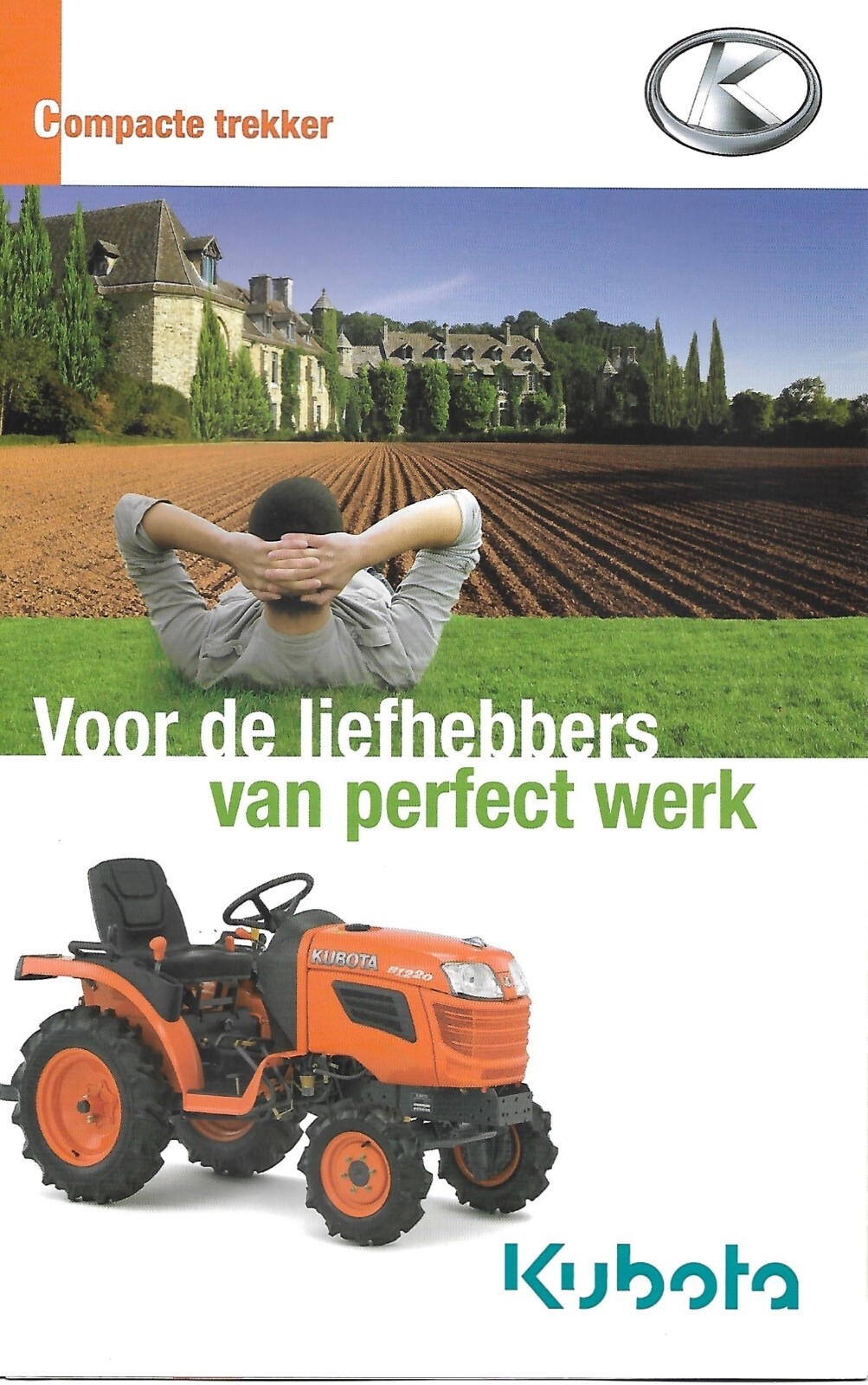 Farm Tractor Brochure – Kubota – Compact Trekker Product Line DUTCH lang (F8163)