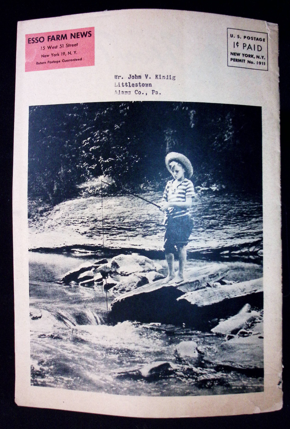 ESSO Farm News Magazine July 1948 Vintage Advertising Farming Publication