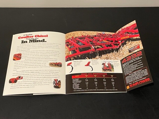 Sunflower Series 2000 Chisel Plow & 4200 Coulter Chisels Dealer’s Brochure