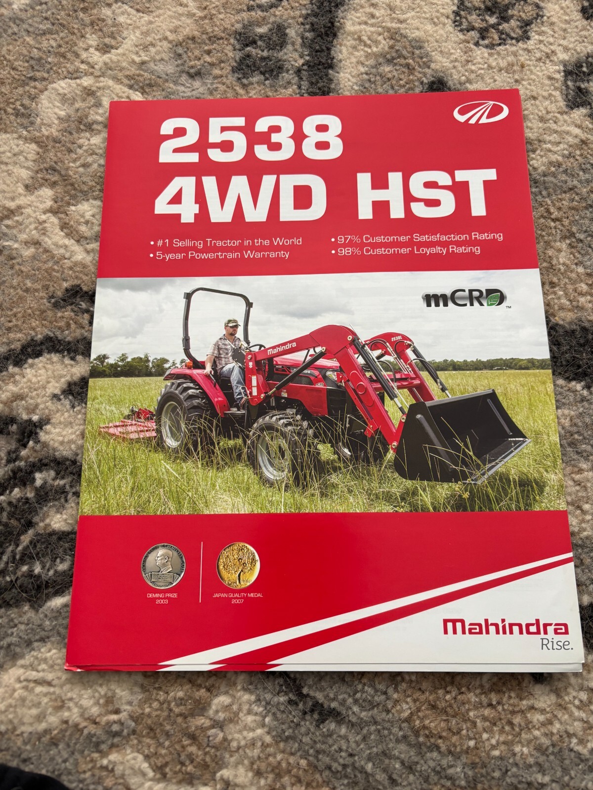 Mahindra 2538 Tractor Brochure FCCA25 no.3