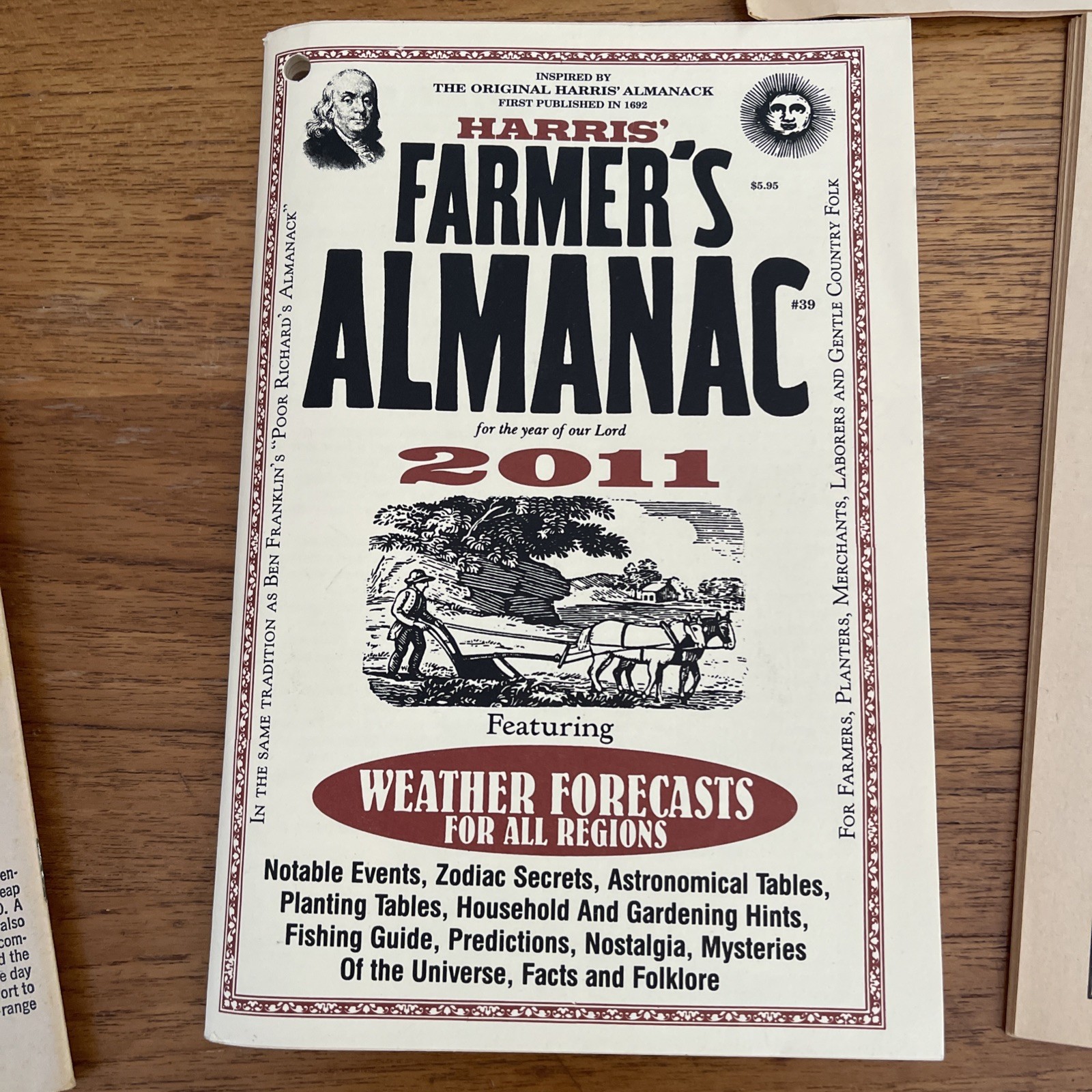 Farmers Almanacs 1968, 1969 2011 , Farmers & Consumers Market Bulletin 1969 1970