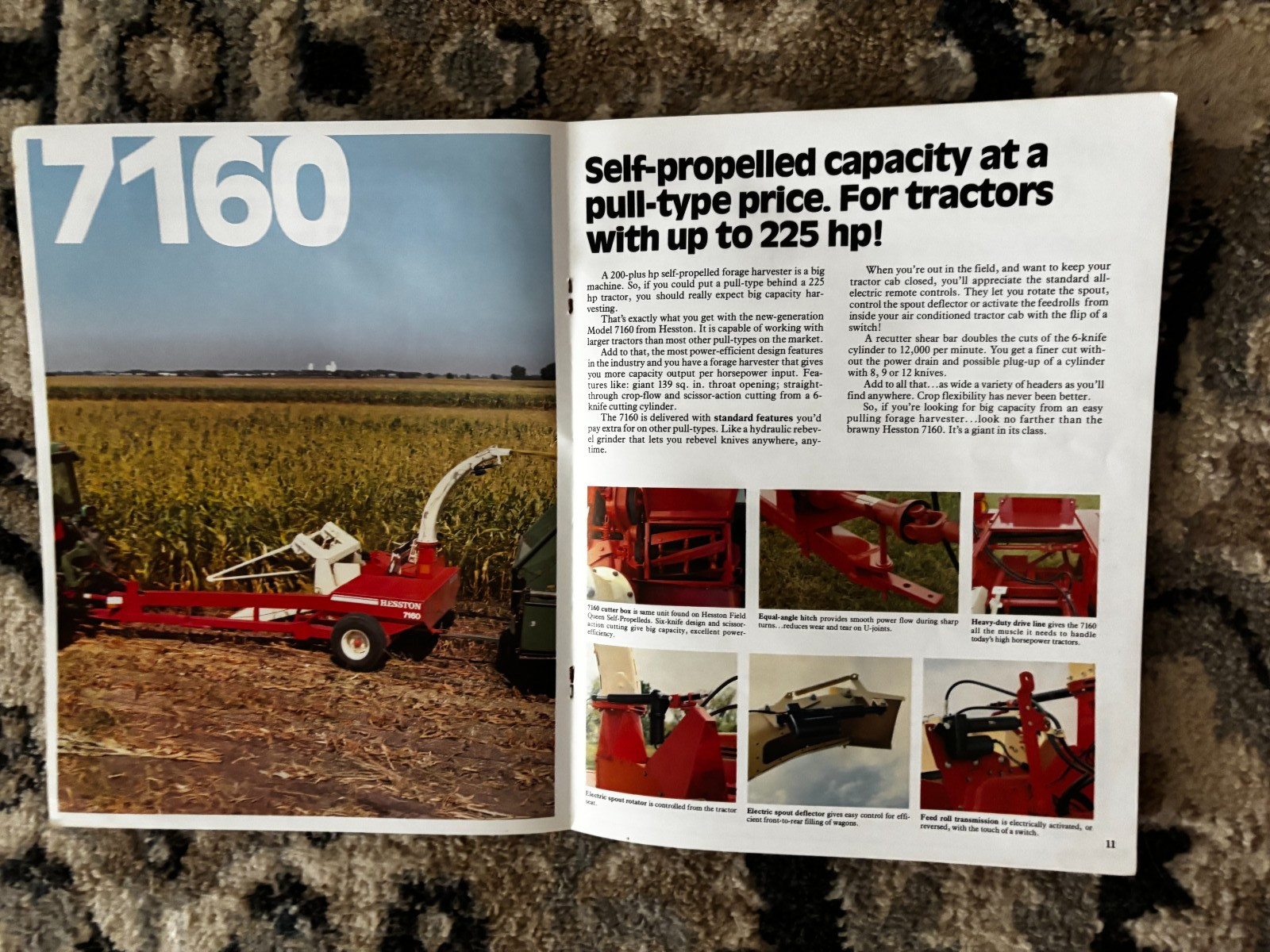 Hesston 7140 7150 7160 Pull Type Forage Harvesters For 1979 Brochure DCPA26