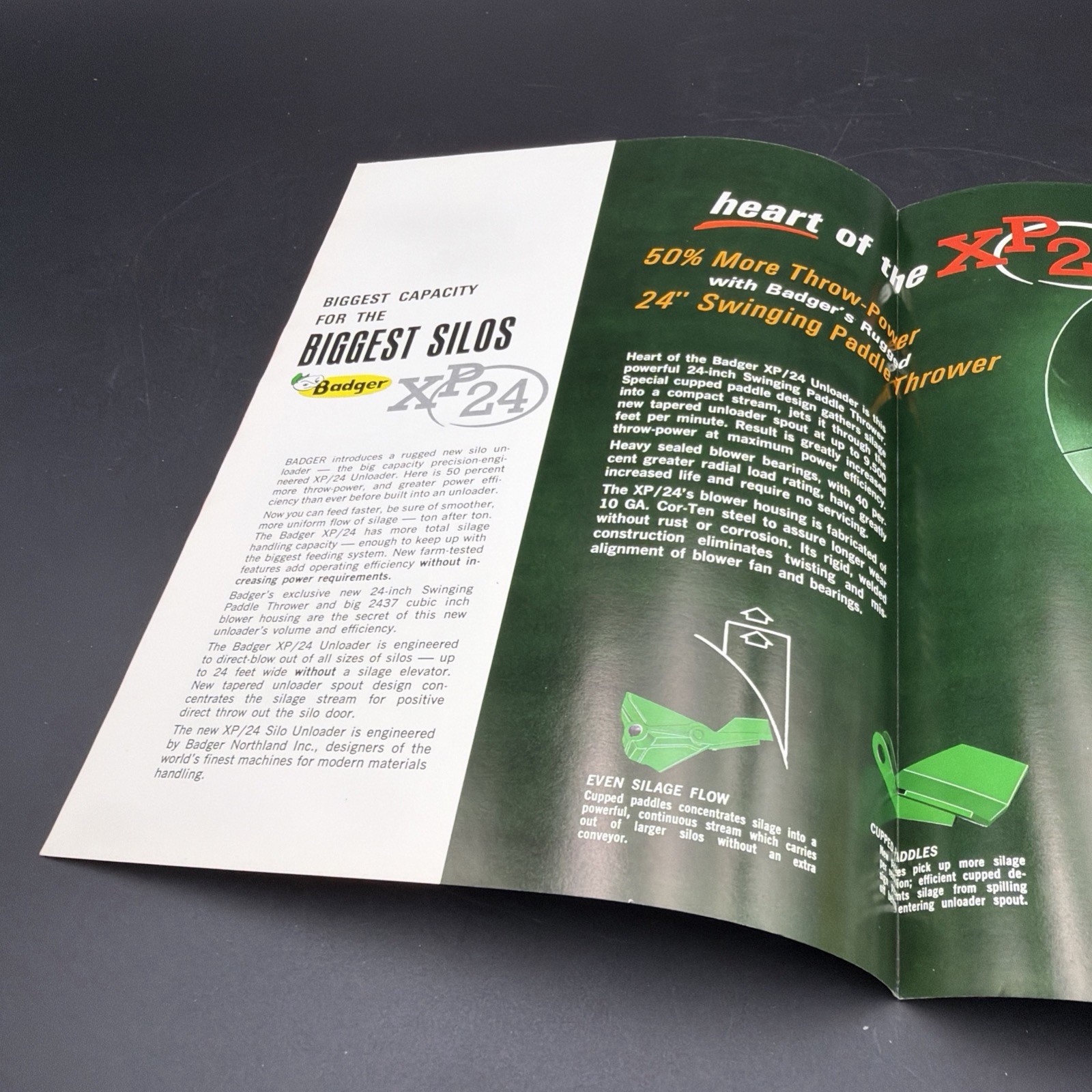 Vintage Badger XP 24 With 50% More Throw Power Brochure