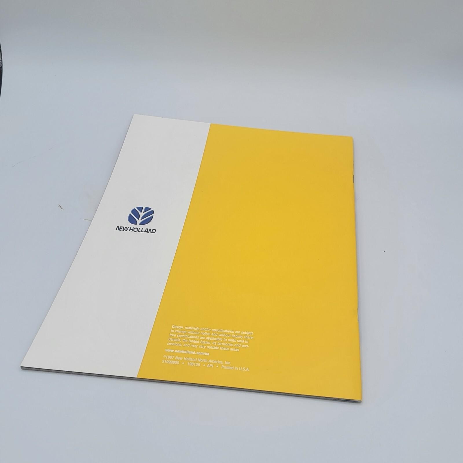 New Holland North American Buyer’s Guide 1997 33 pages