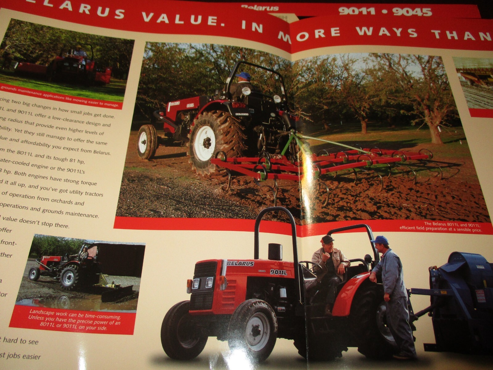Belarus Tractors Sales/Specifications Brochures 7 items, Circa 1990’s