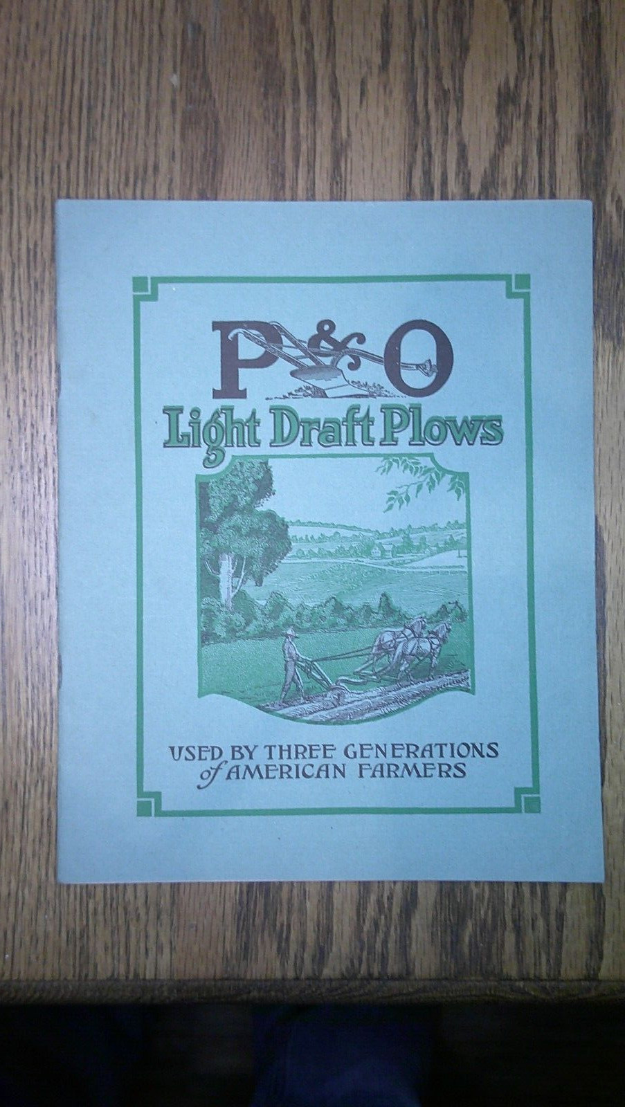 antique Advertising product booklet Parlin & Orendorff (P&O) Plow Canton, Ill 6B