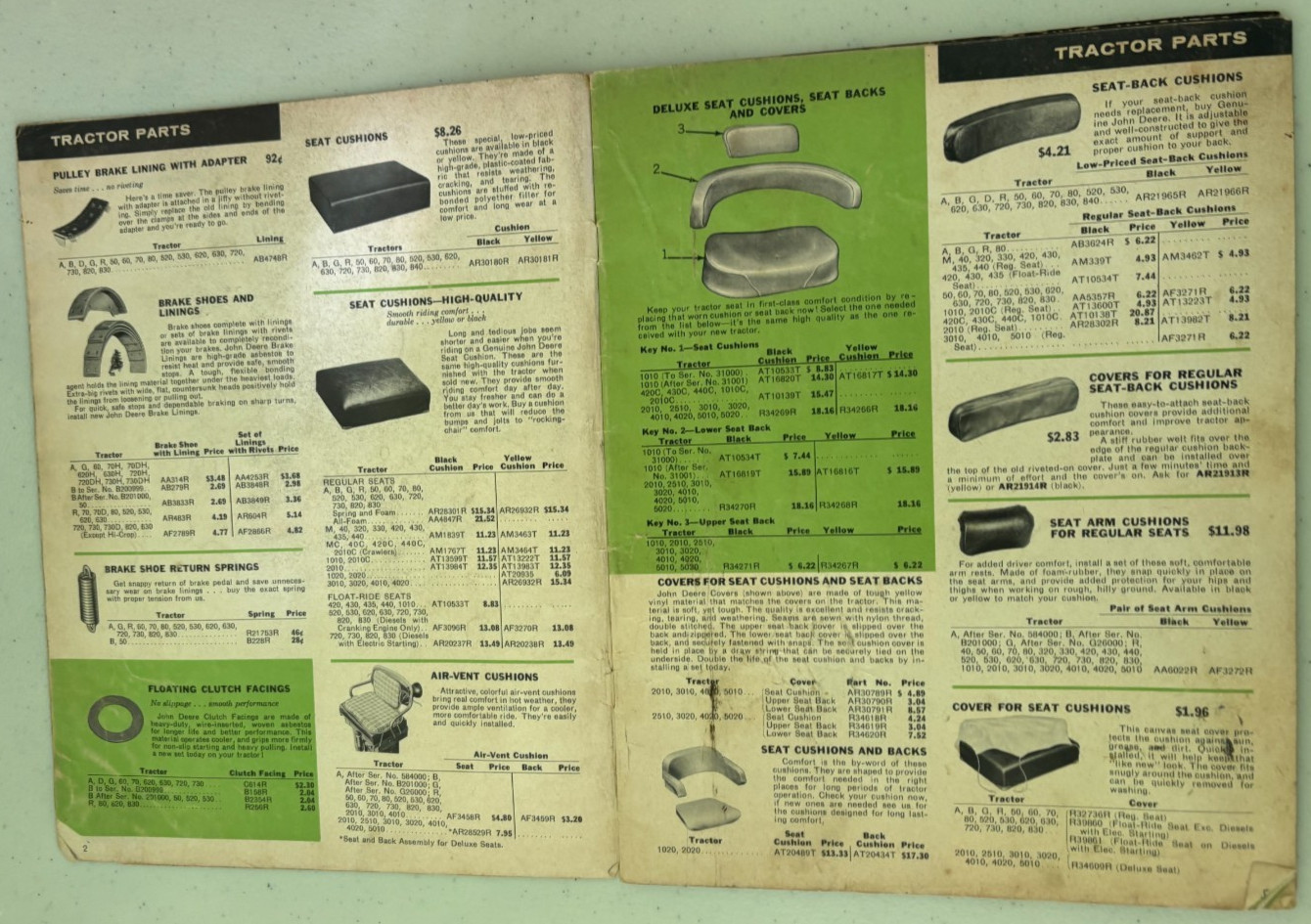 John Deere Parts Catalog For 1966 Brochure DCPA26