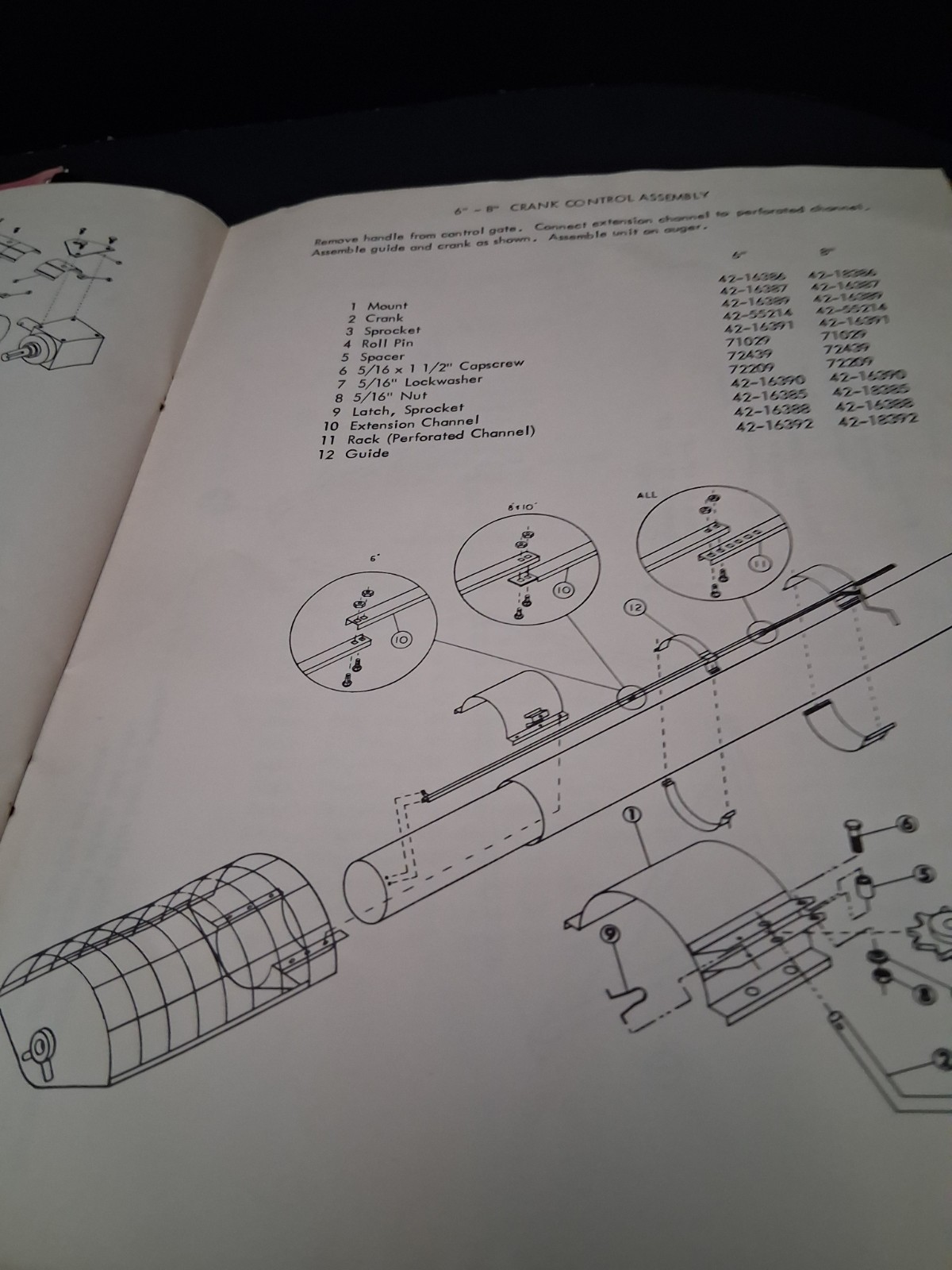 GT 6″+8″ transport augers operators manual 2002-74