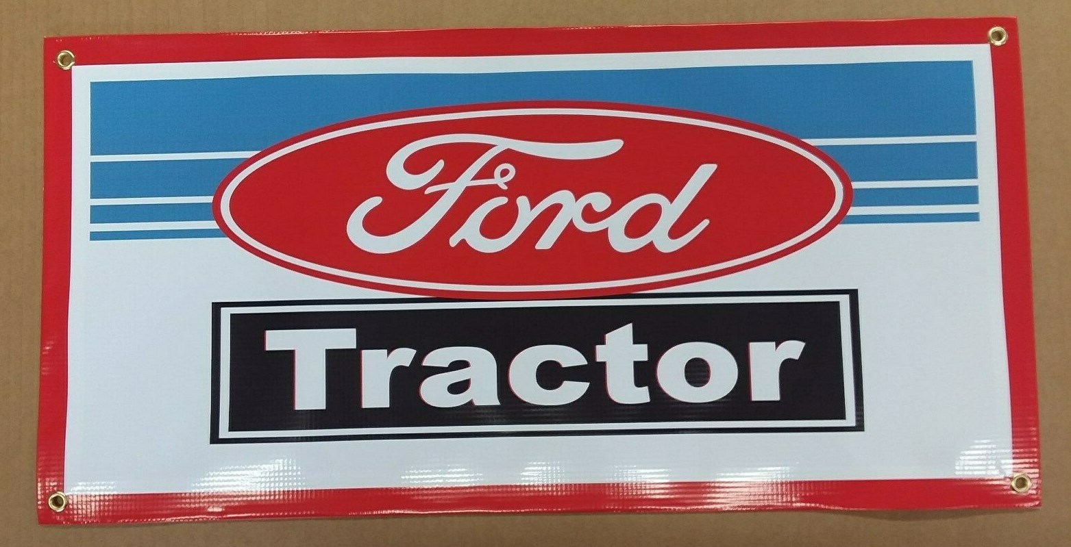 FORD TRACTOR BANNER- 24″ X 12″