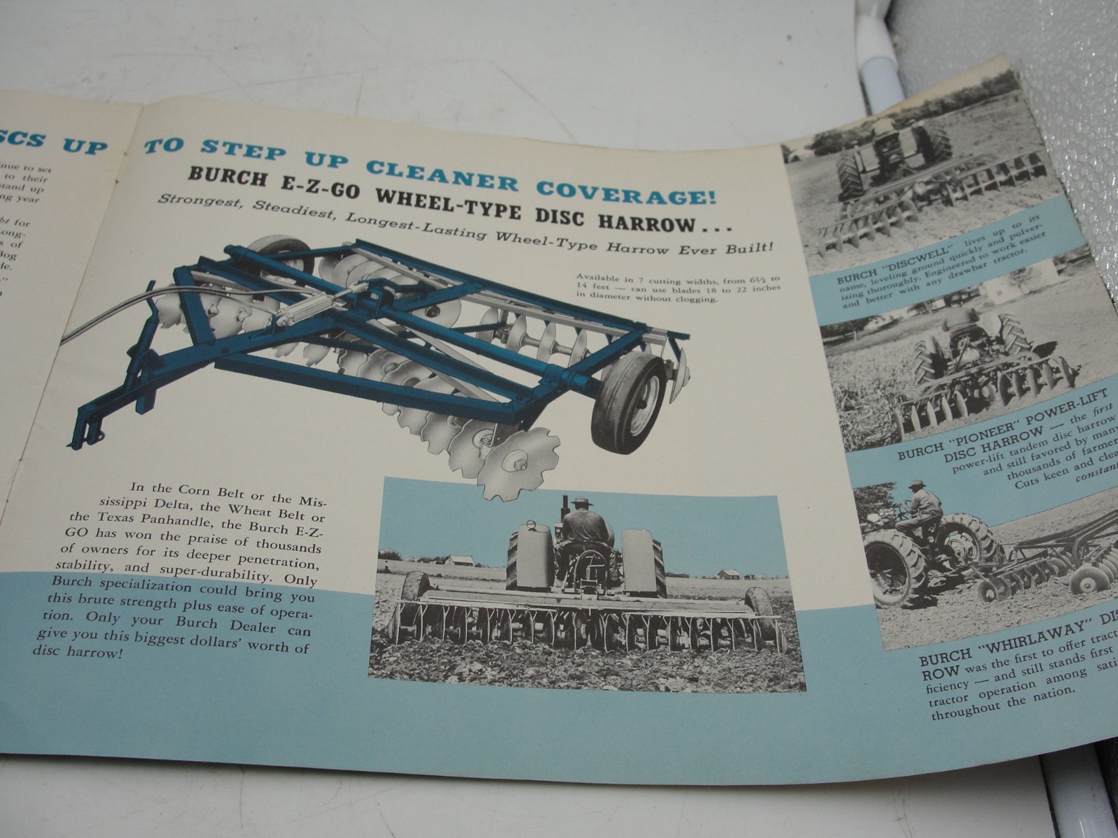 Burch True Blue Tractor-Engineered Planters and Tillage Tools Brochure