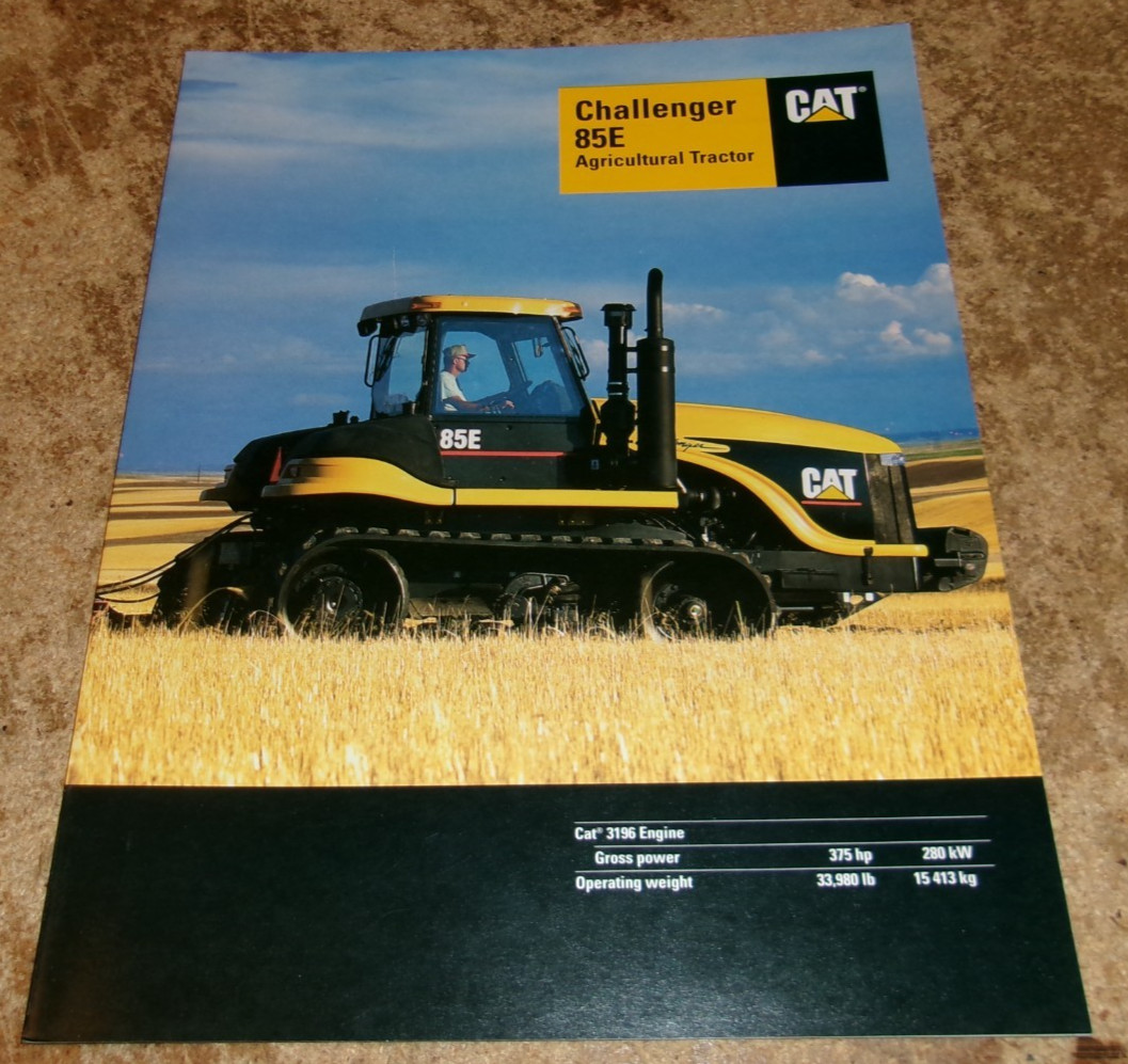 1998 CAT 85E challenger tractor brochure in nice shape used