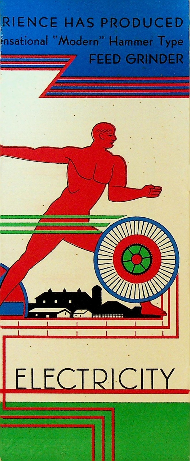 CS Bell Co 1938 Brochure Hillsboro Ohio Follow Electricity Art Deco Feed Grinder