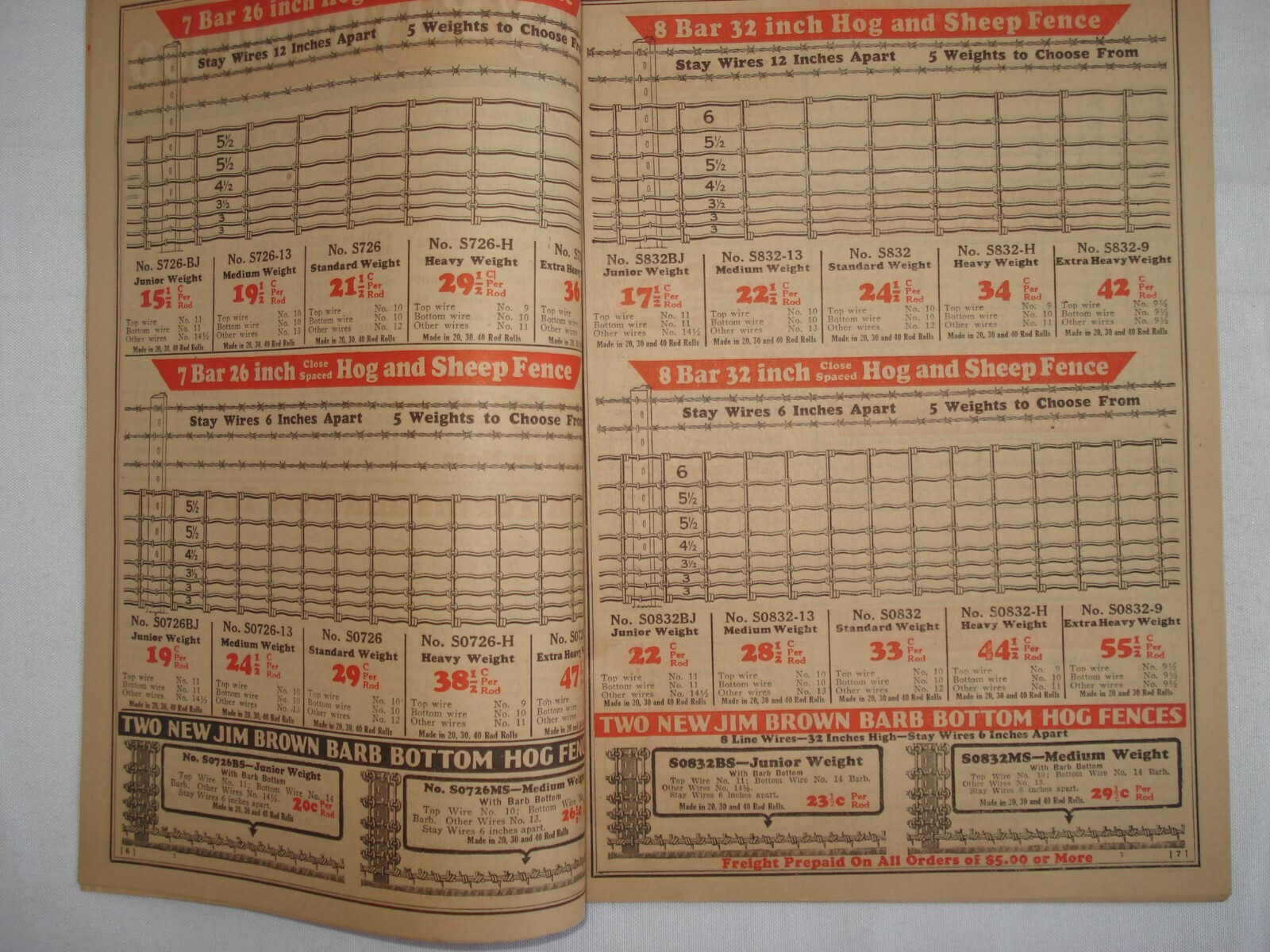 1920’S CATALOG BROWN FENCE & WIRE BARGAIN BOOK AGRICULTURAL FARM