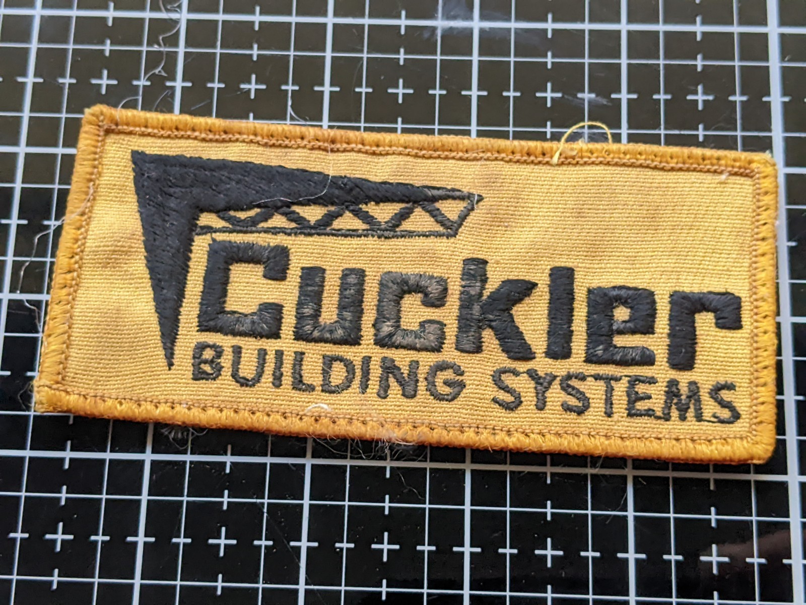 Vintage Cuckler Building systems cloth patch