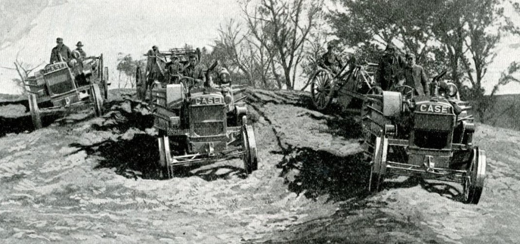 1921 Original Case Tractors Road Machinery Ad. Road Building Near Oskaloosa Iowa