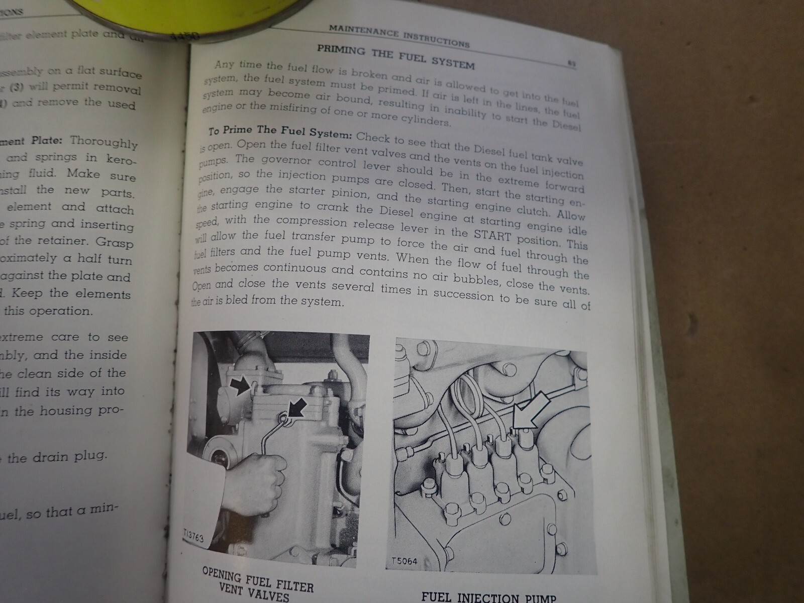 Original 1955 Cat Caterpillar 112 Diesel Operator Instructions Manual