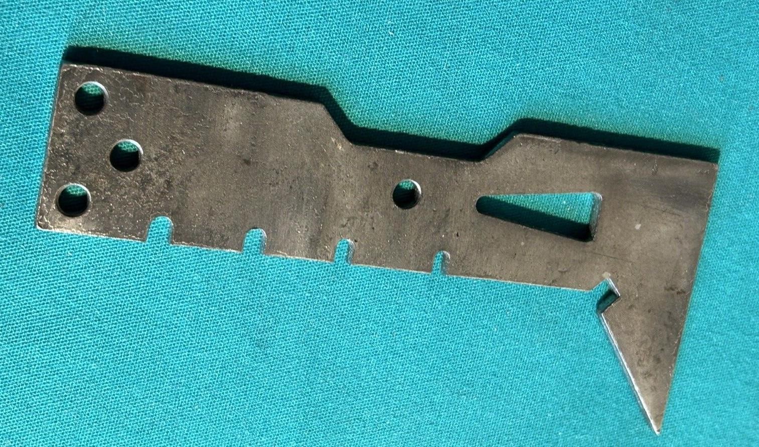 Vtg 1950s New Idea Advertising Wire Gauge 5″ Ruler Measure Implement Wrench