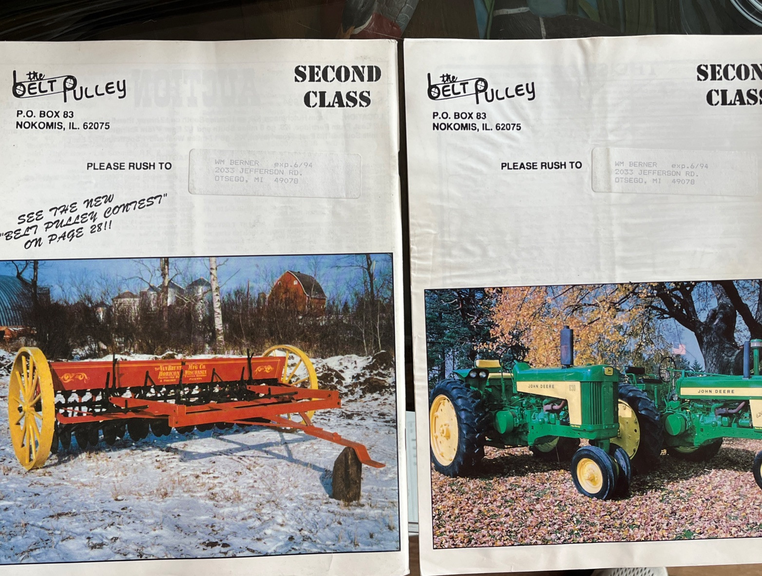 The Belt Pulley Tractor Magazine 1994 Vol. 7 Numbers 1 And 2