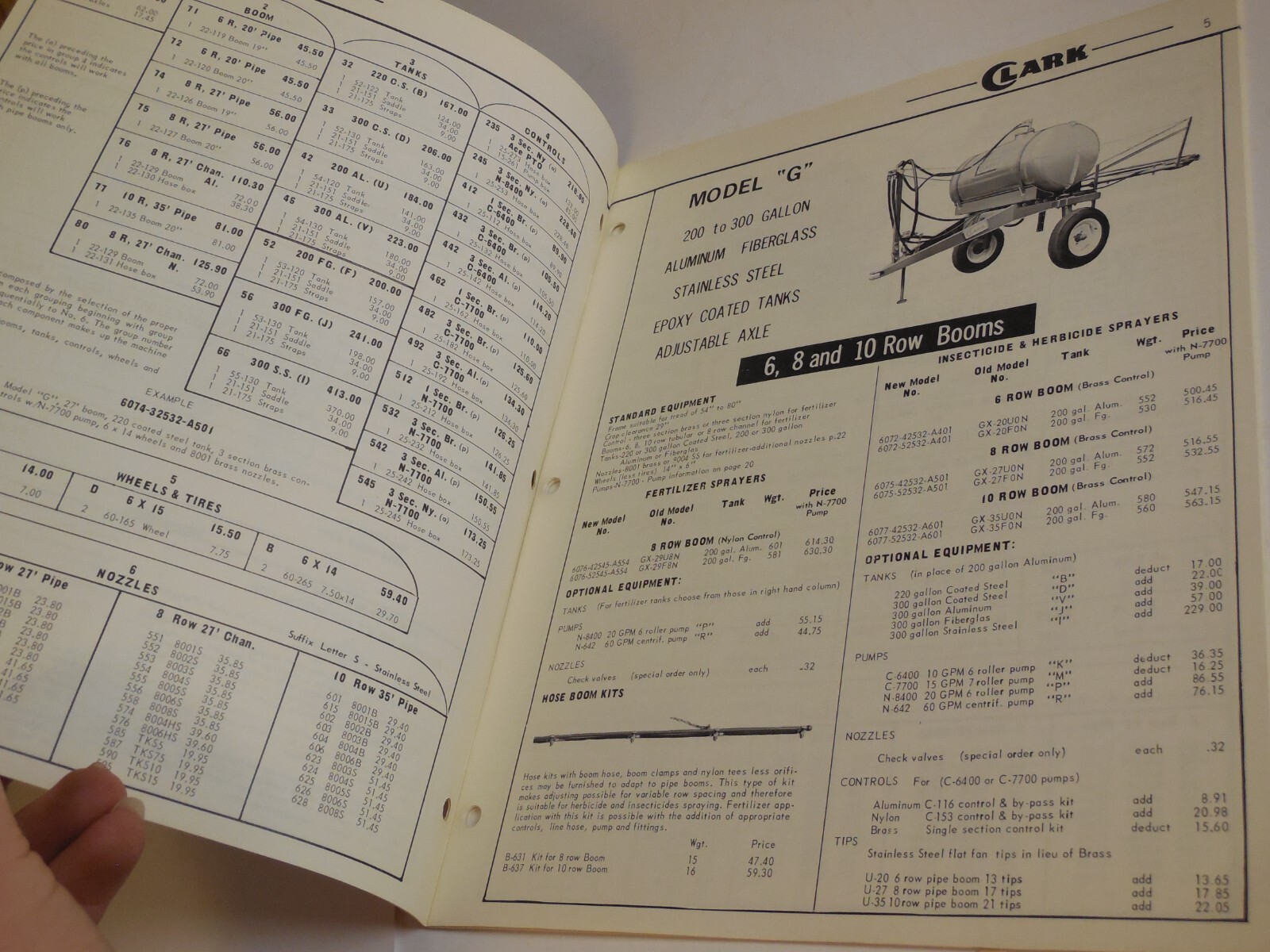 X11 TeeJet Farming Vintage Catalog 38 Farm, Agriculture Spray Nozzles Manual