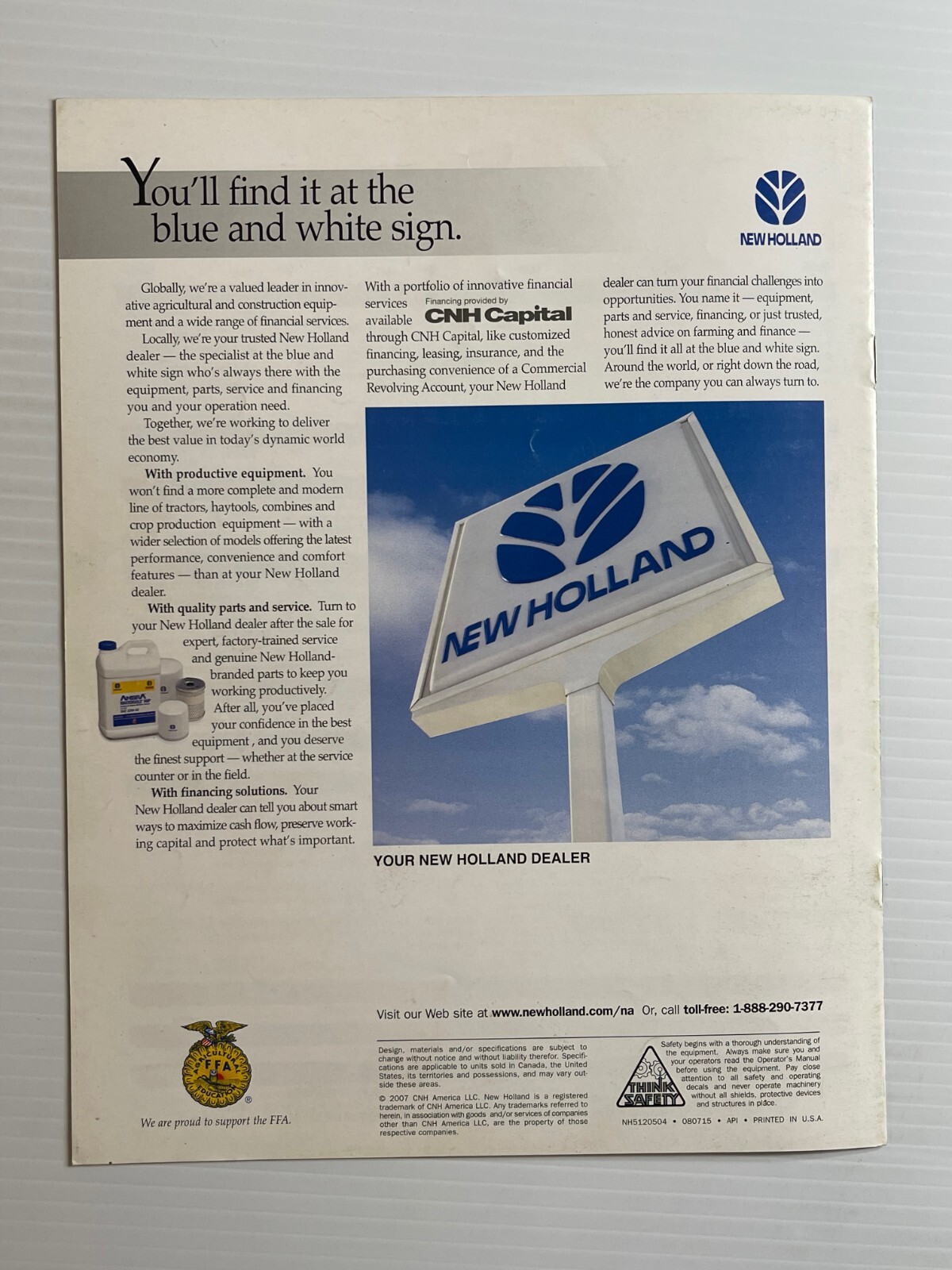 New Holland *1409-1442* Discbine Mower Sales Brochure (Original Brochure) 2007