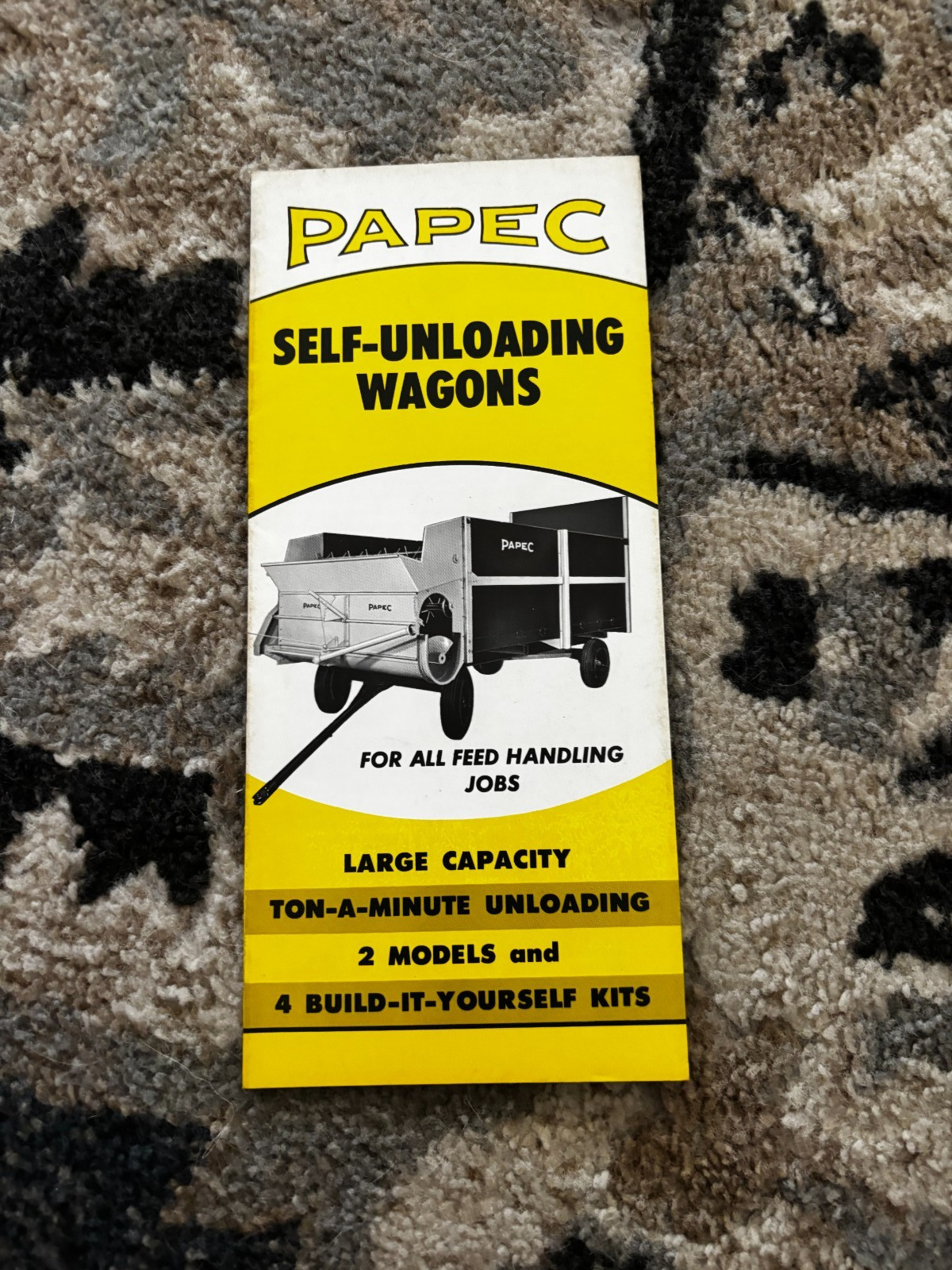 Papec Self-Unloading Wagons For 1963 Brochure DCPA26