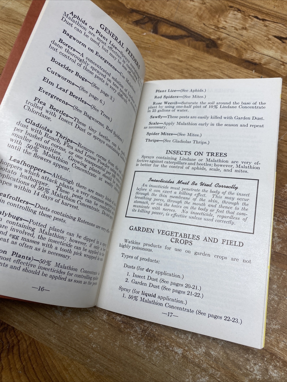 Vintage Brochure 1940’s FARM GUIDE, J R Watkins Pest Control, Animal Health