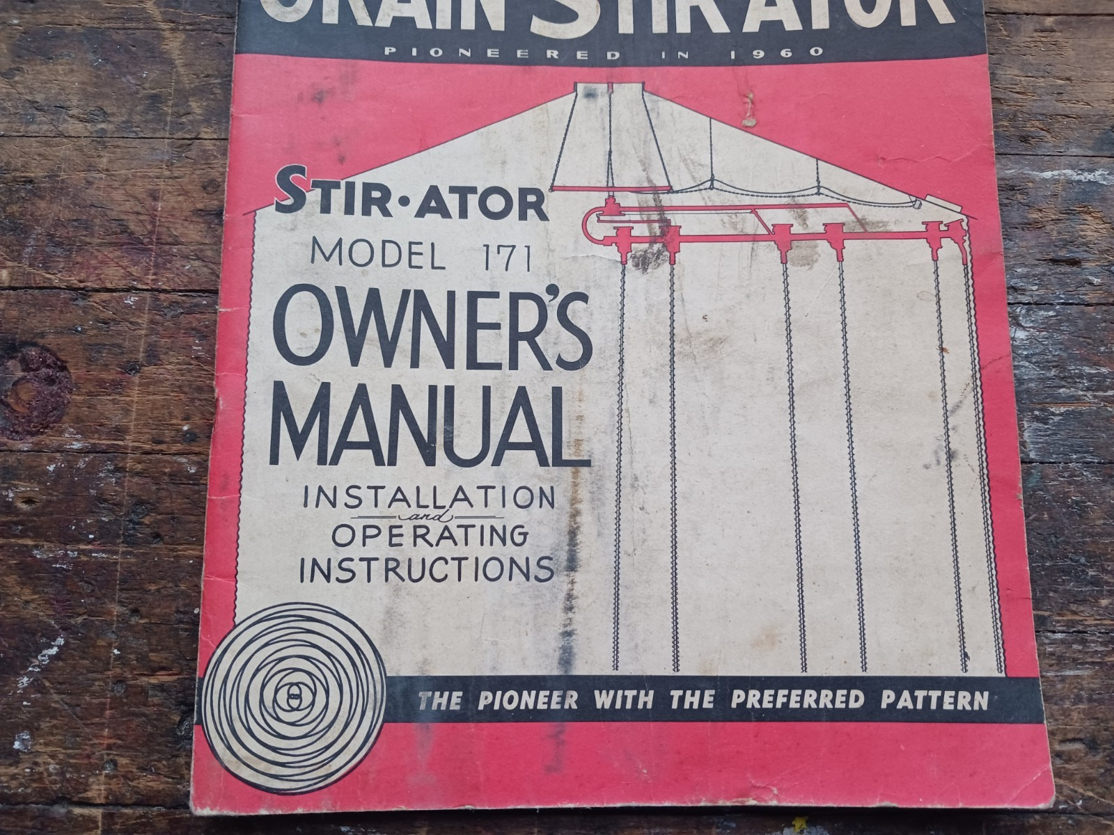 KALKE-MURPHY MODEL 171 GRAIN STIR-ATOR OWNER’S MANAUL MASON CITY IOWA