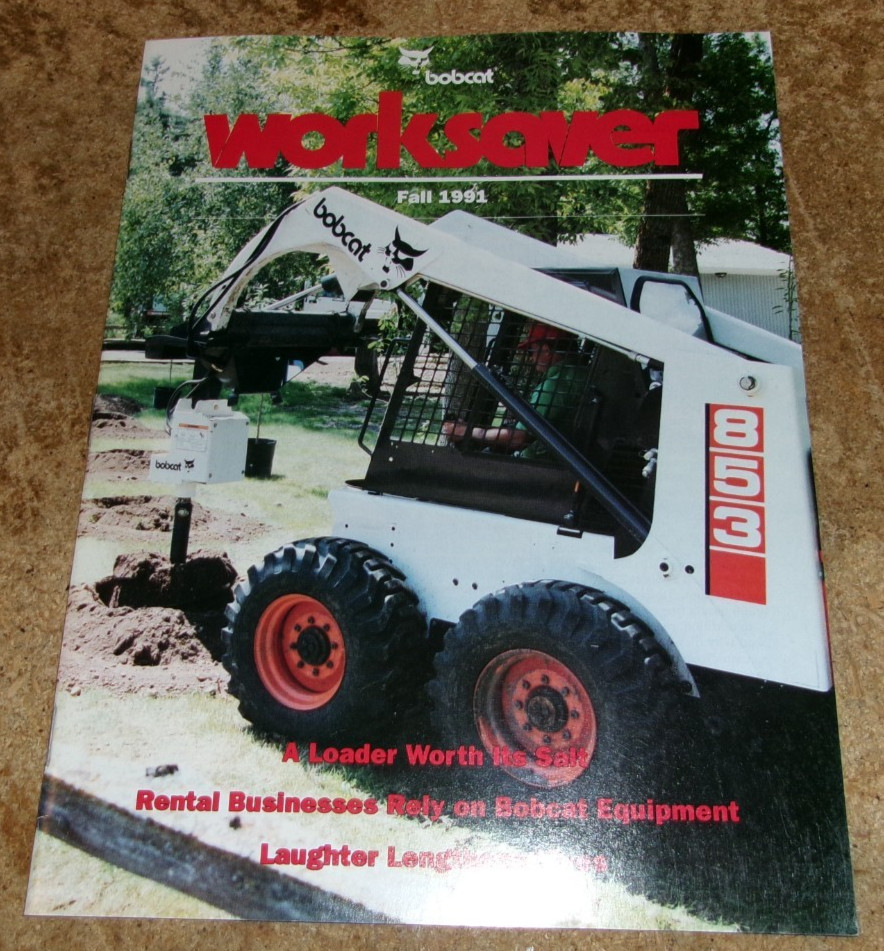1991 fall bobcat worksaver magazine in good shape used