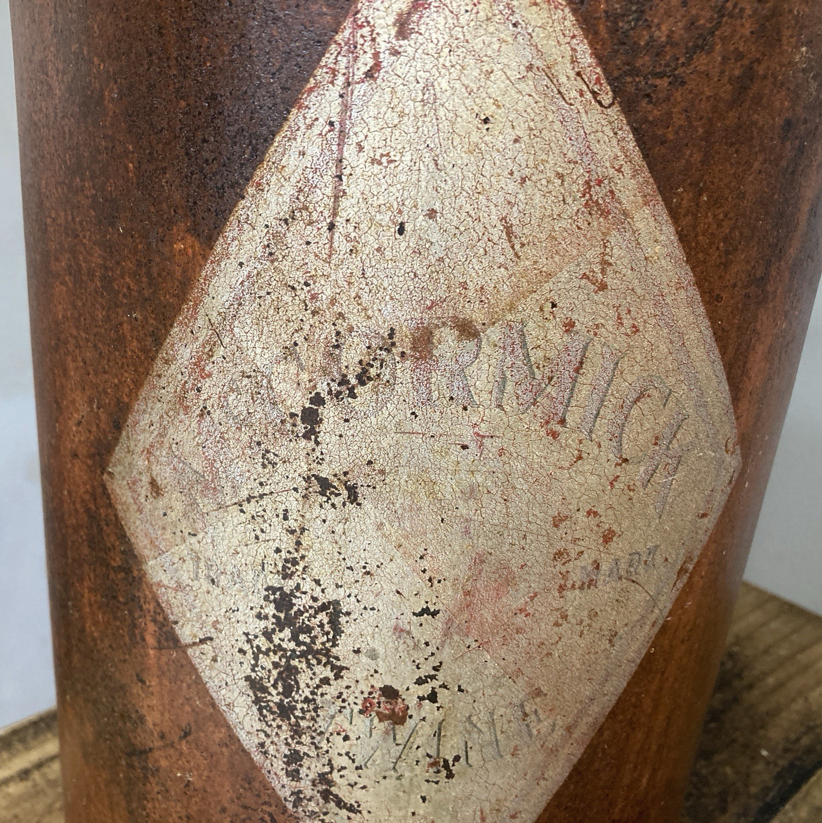 VERY RARE McCormick Twine Grain Binder Feeder Can 1800’s Antique HARD TO FIND