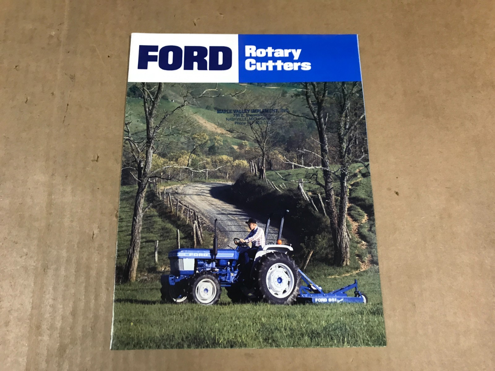 Vintage Ford Rotary Cutters Salesman Brochure